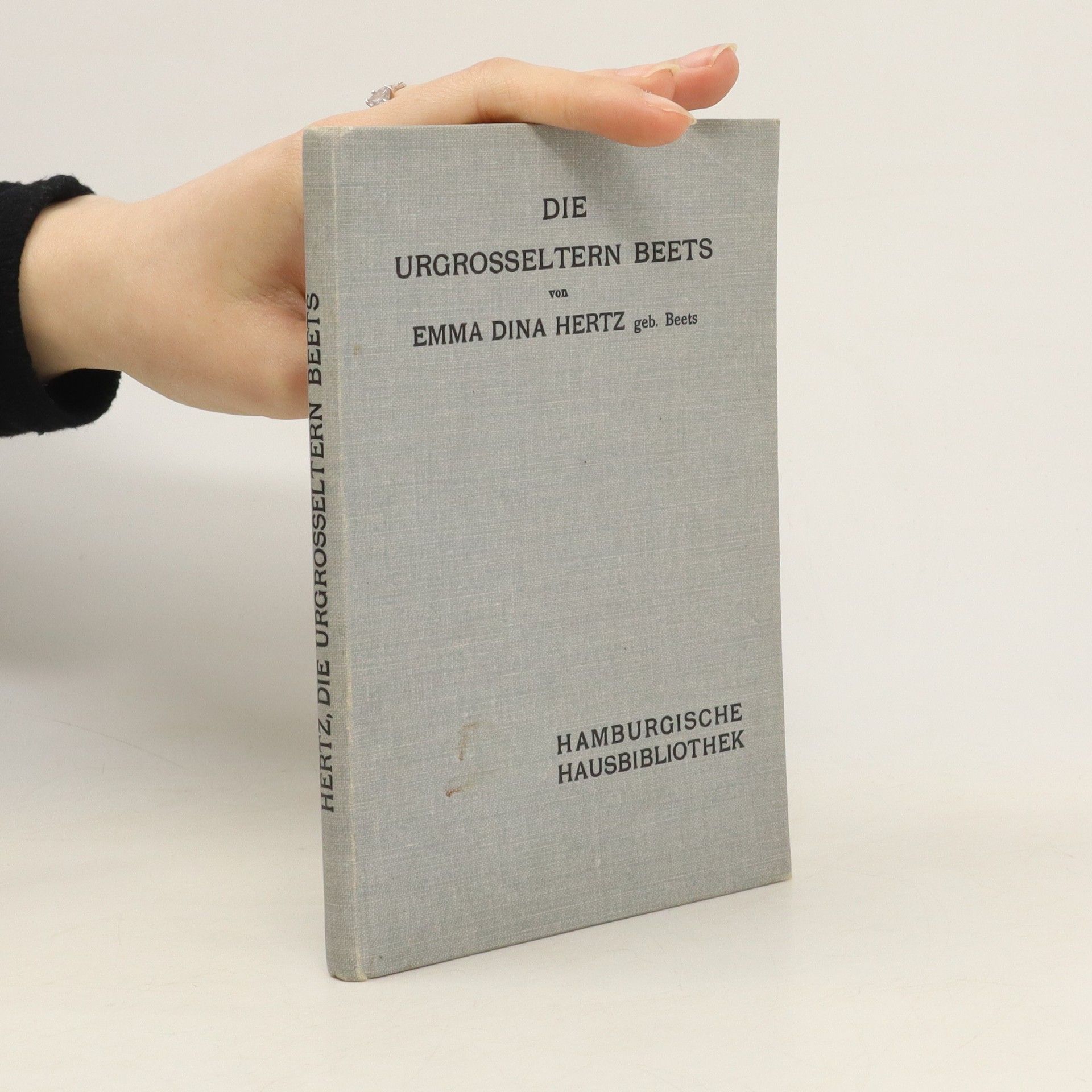 Emma Dina Hertz Die Urgrosseltern Beets