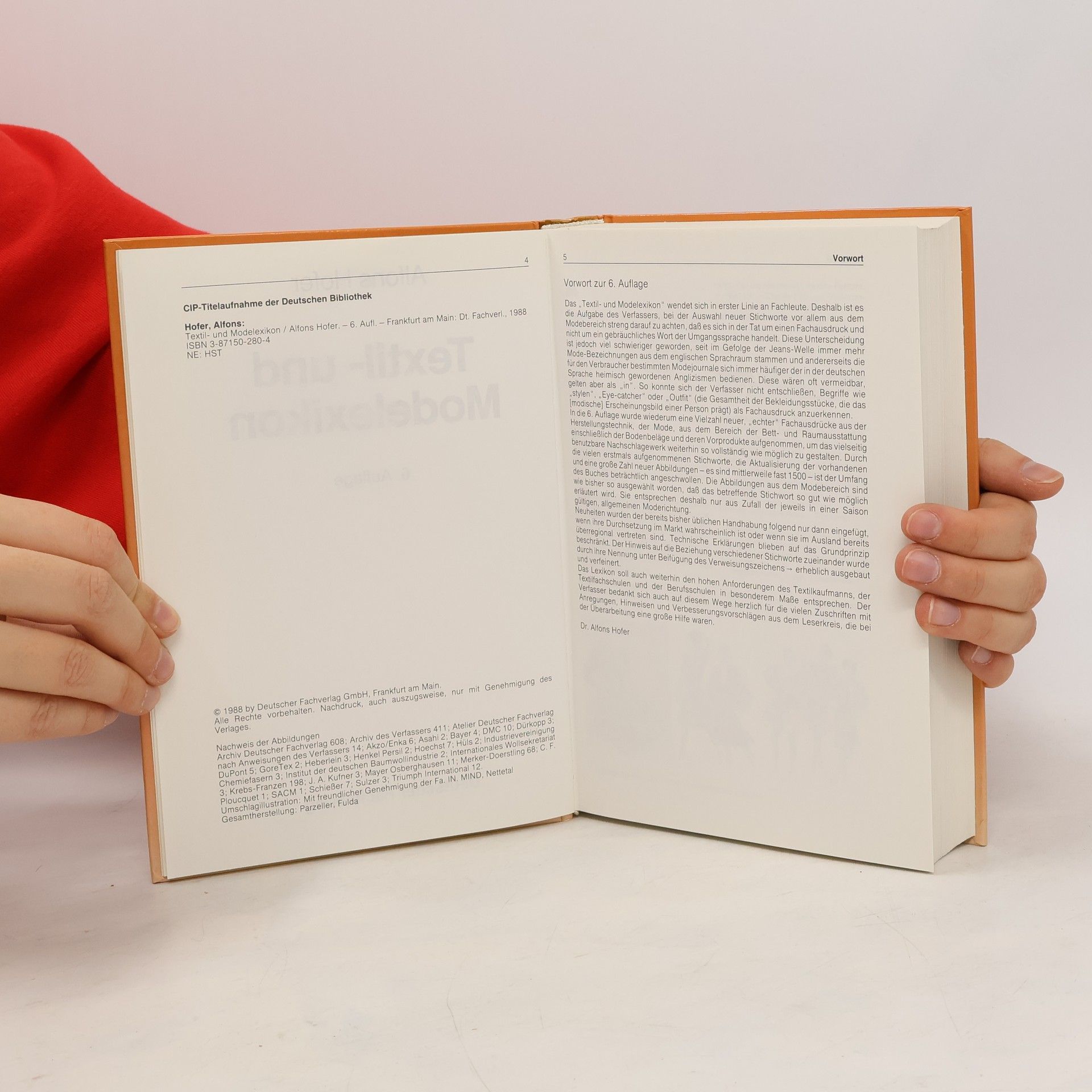 Alfons Hofer Textil- und Modelexikon