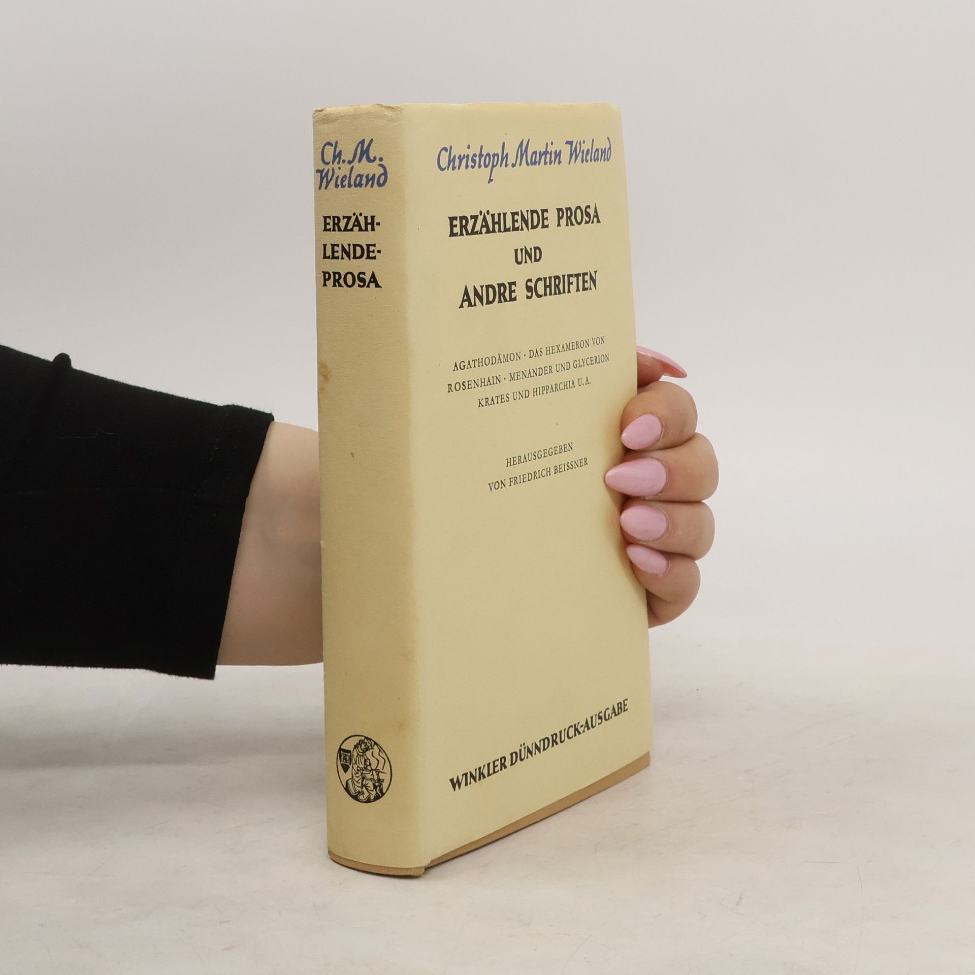 Christoph Martin Wieland Erzählende Prosa und andere Schriften