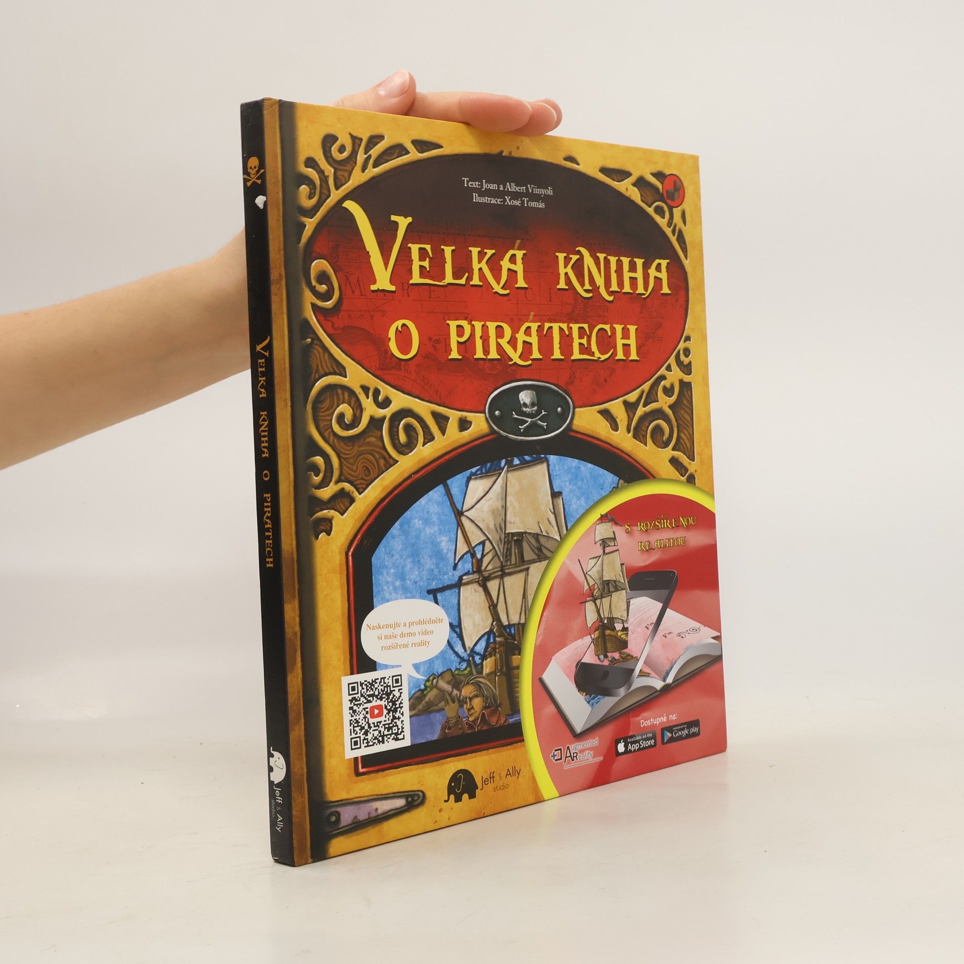 Vinyoli Joan a Albert Velká kniha o pirátech s rozšířenou realitou
