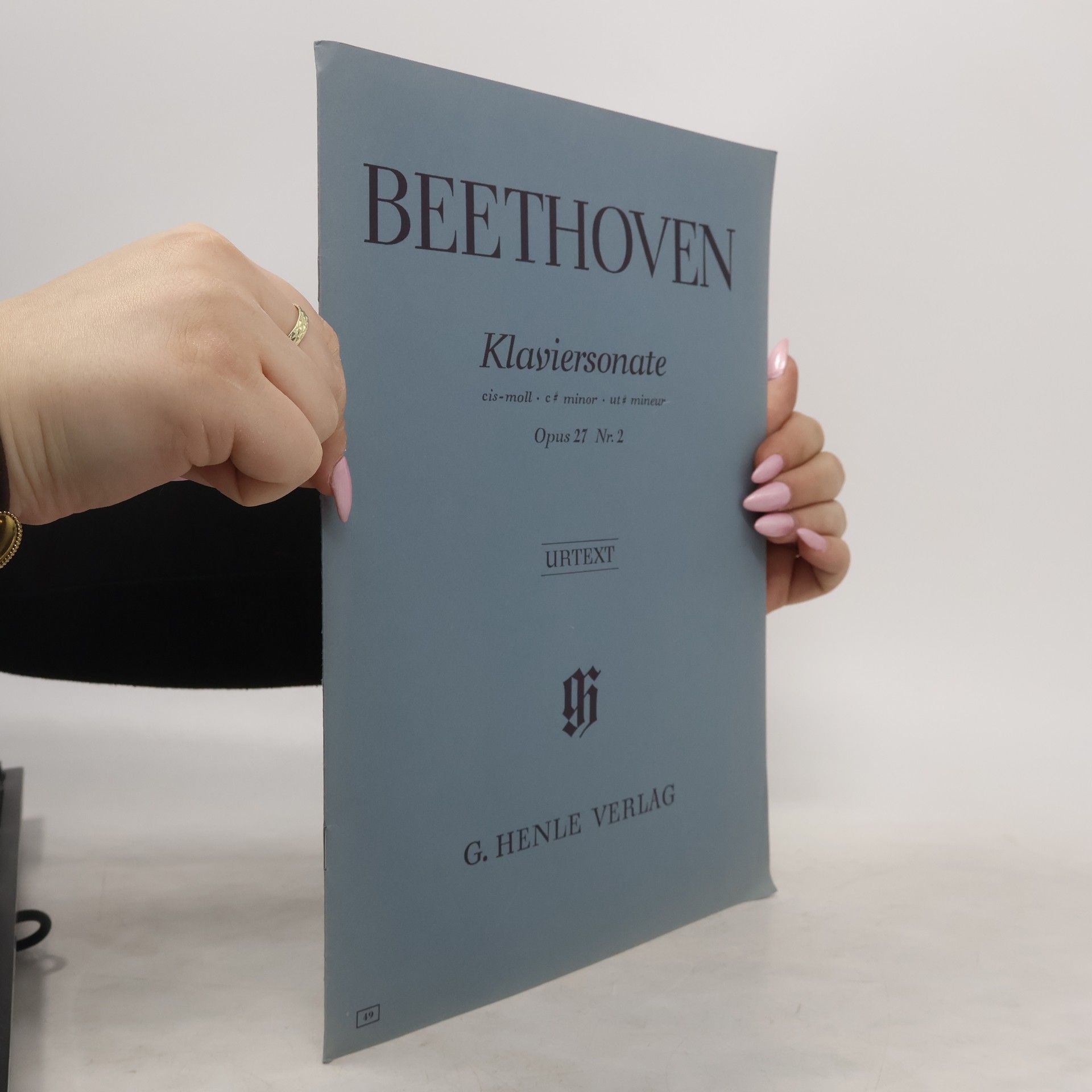 Ludwig van Beethoven Beethoven Klaviersonate. Opus 27 Nr. 2