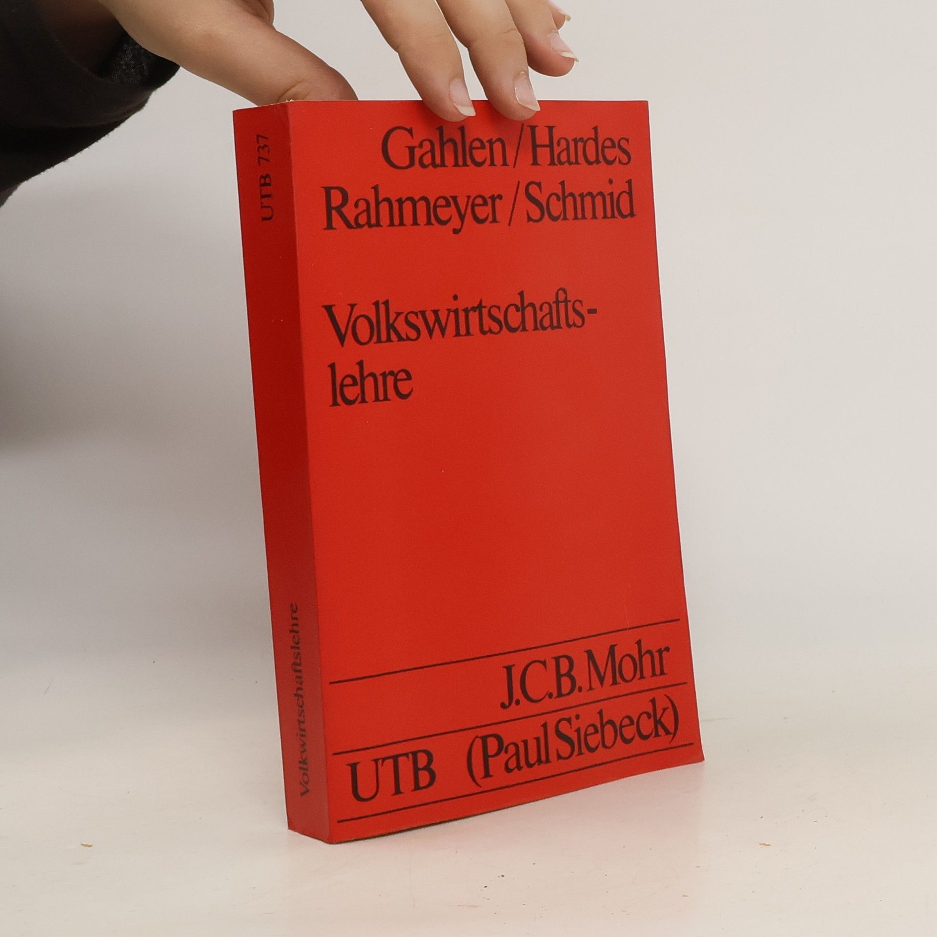 Bernhard Gahlen Volkswirtschaftslehre
