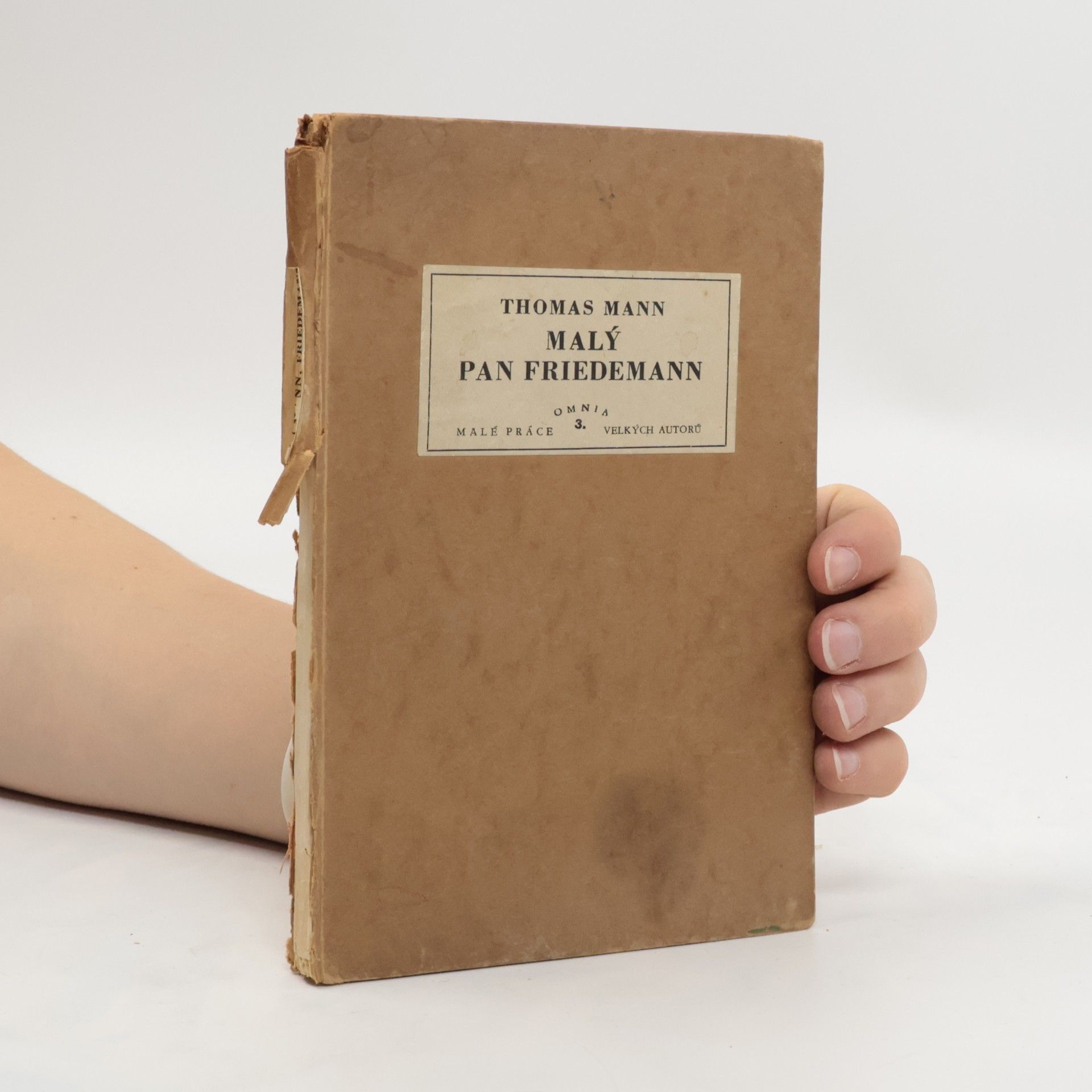 Thomas Mann Malý pan Friedemann