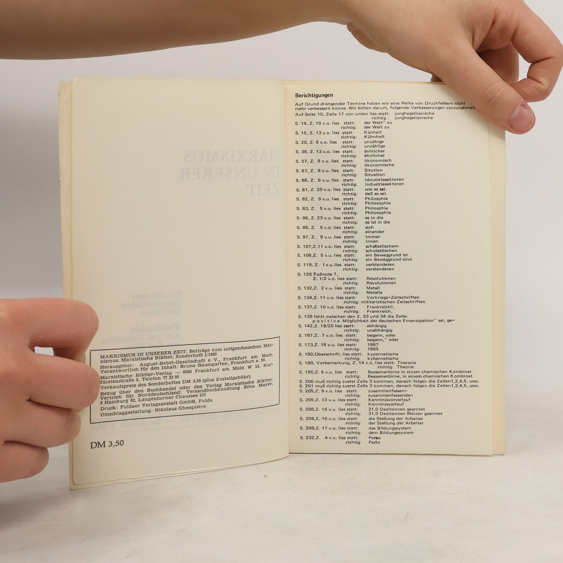 Kolektiv autorů Marxismus in unseer Zeit