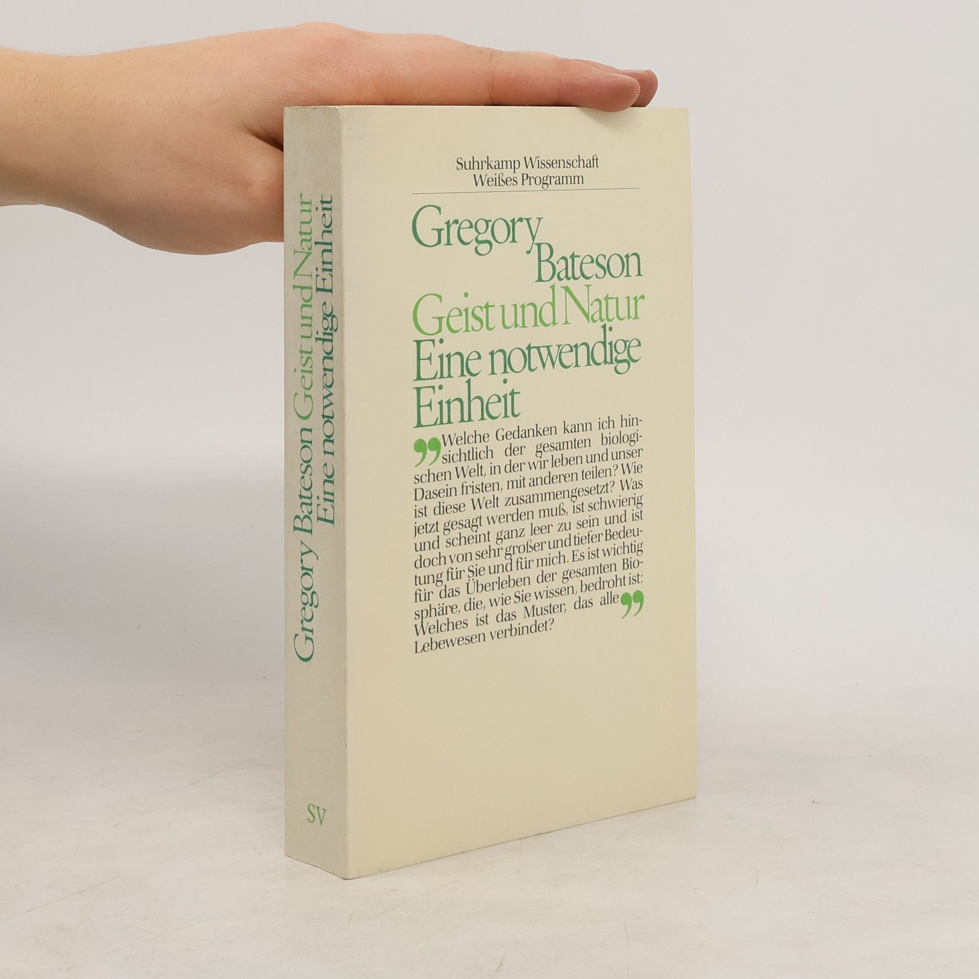 Gregory Bateson Geist und Natur