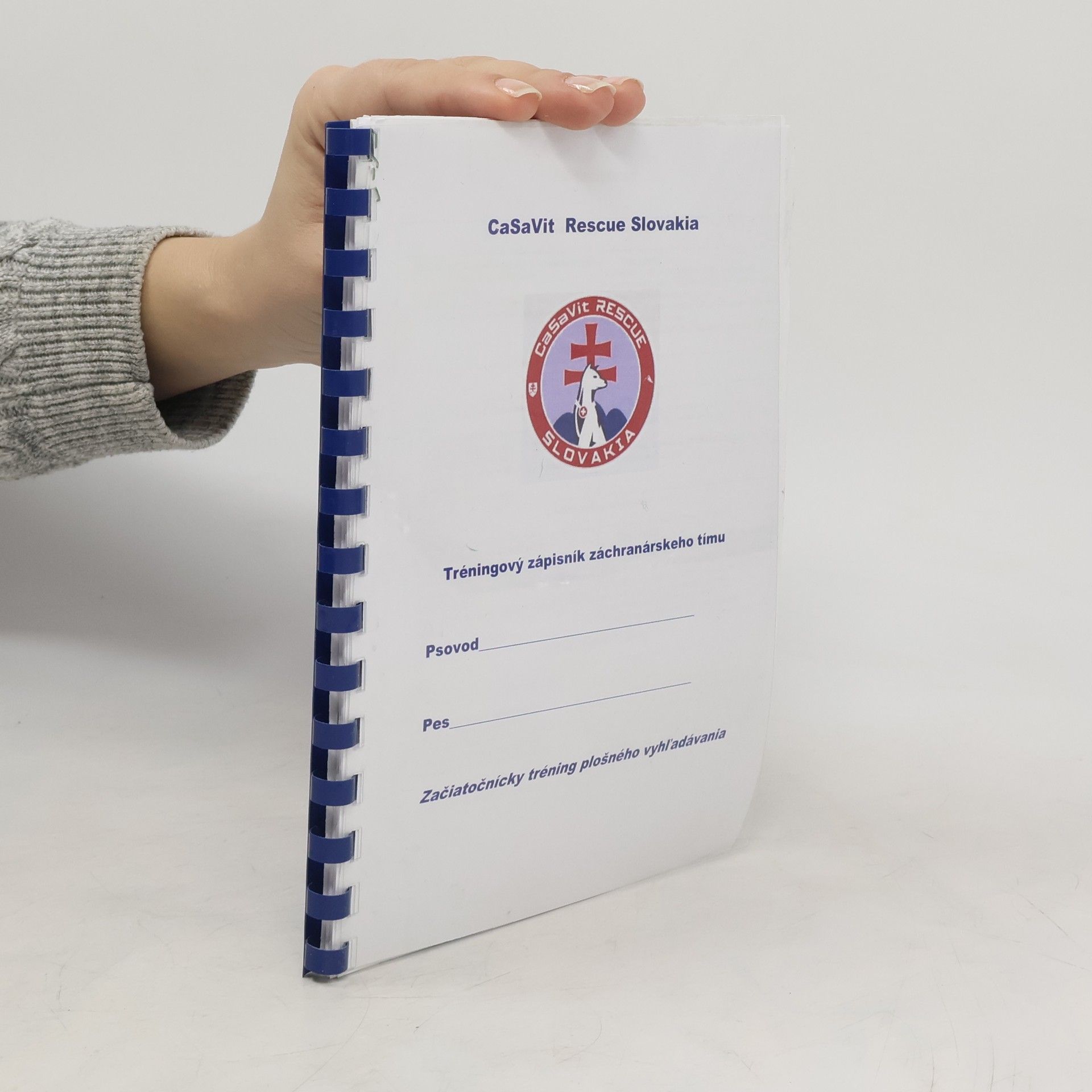 Auteurscollectief tréninkový zápisník záchranárského tímu