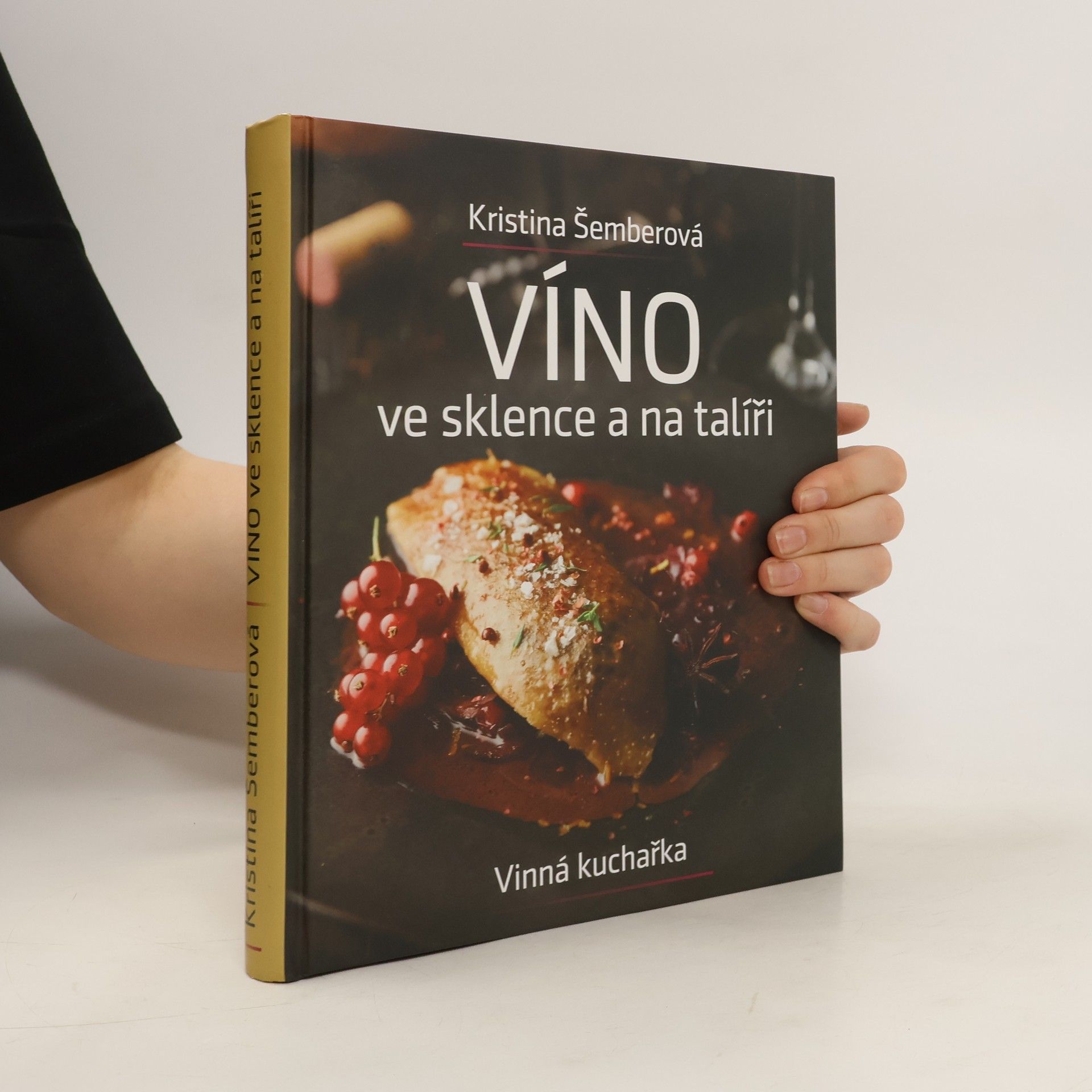 Kristina Šemberová Víno ve sklence a na talíři - Vinná kuchařka