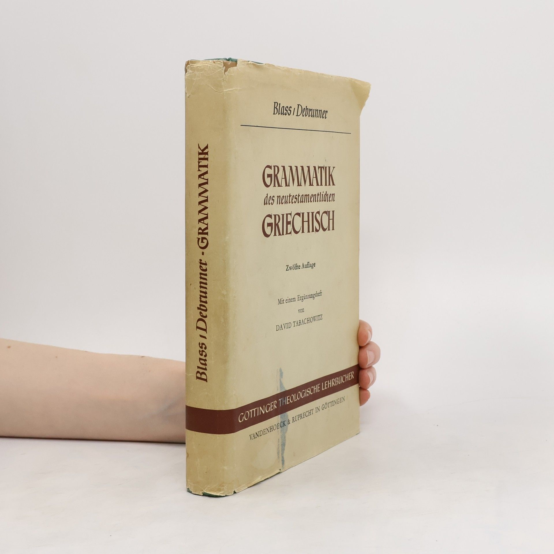Friedrich Blass Grammatik des neutestamentlichen Griechisch