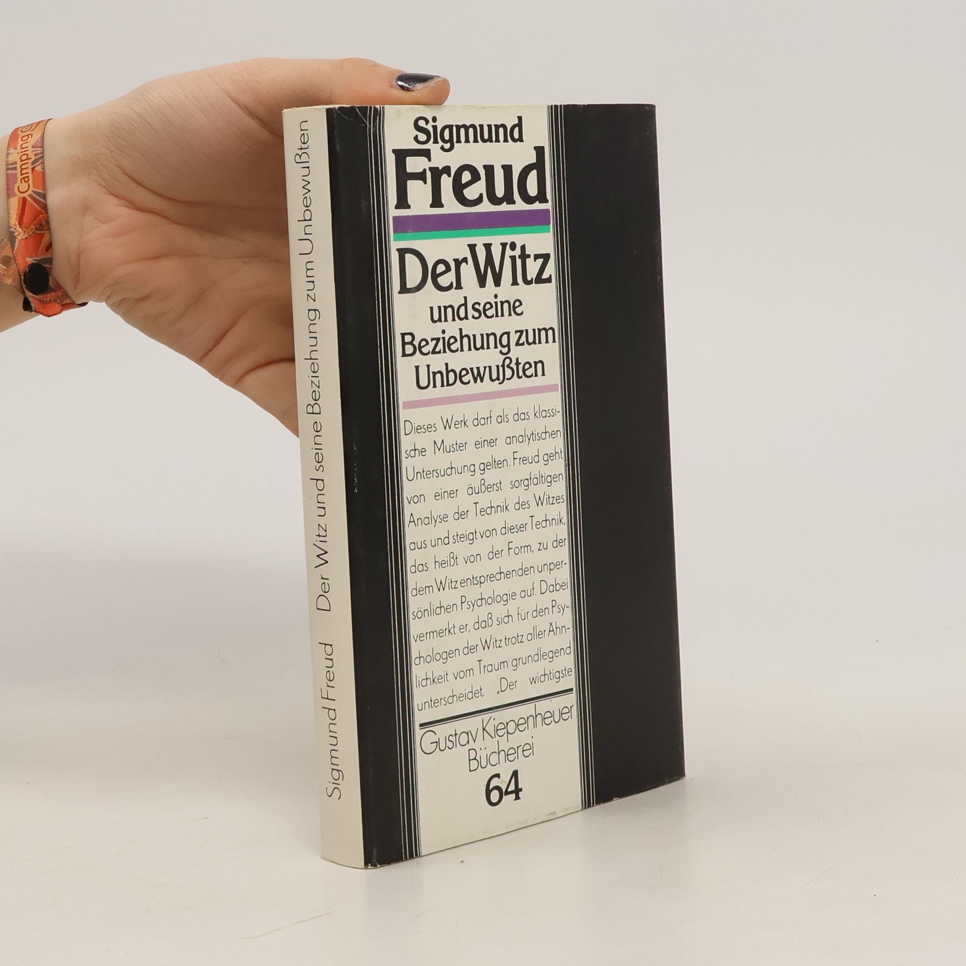 Sigmund Freud Der Witz und seine Beziehung zum Unbewußten