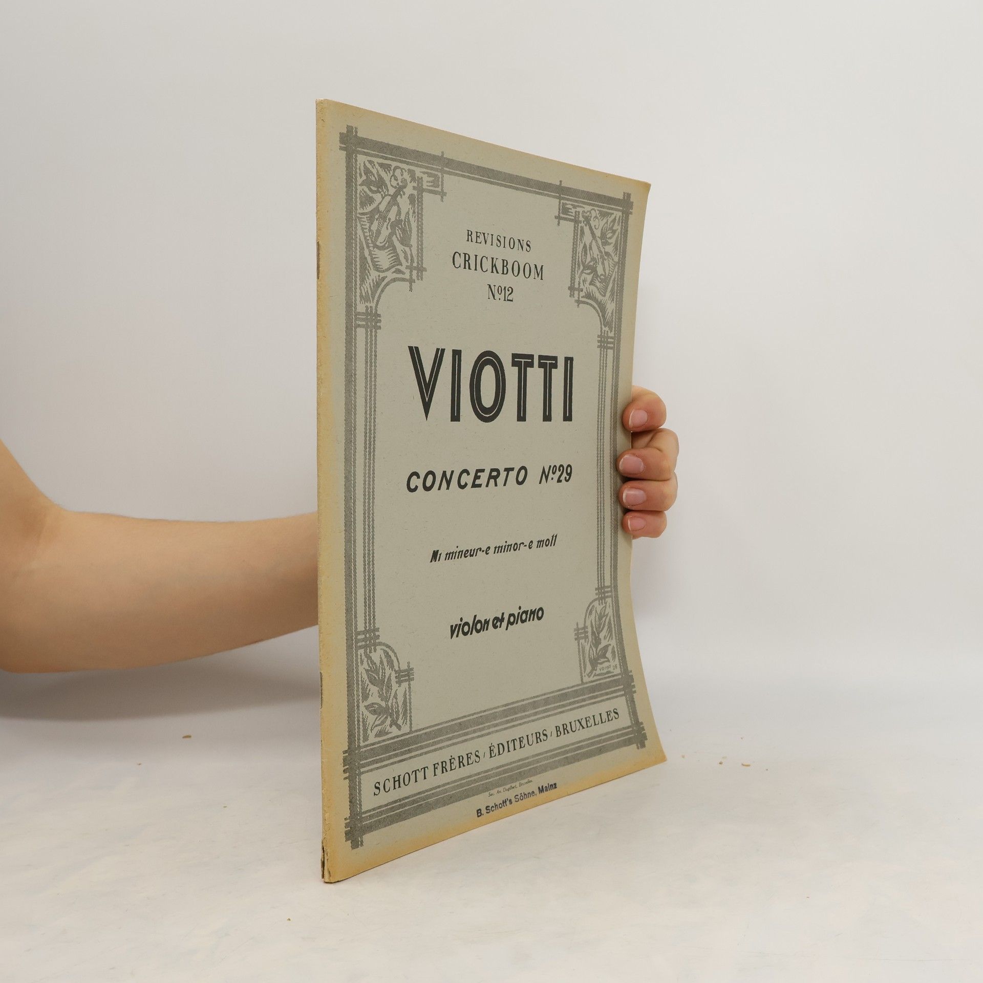 Collectif d'auteurs Viotti Concerto No. 29