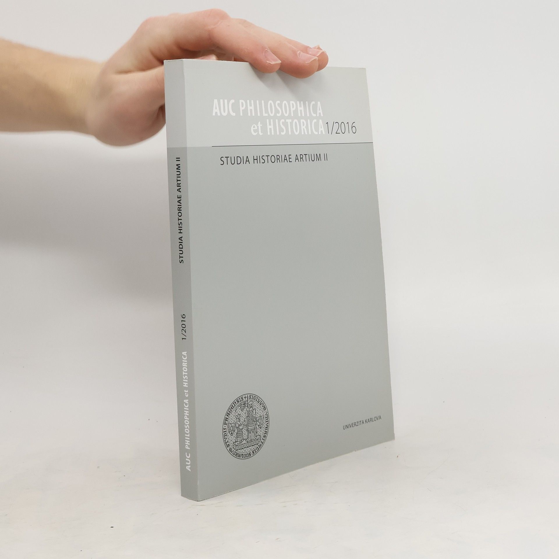 Collectif d'auteurs AUC: Philosophica et Historica 1/2016