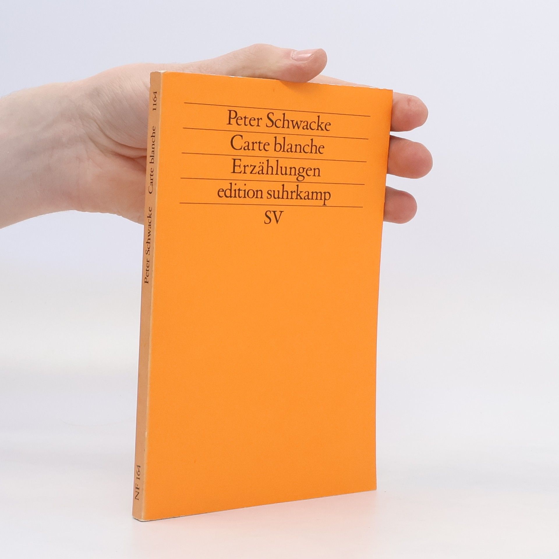 Peter Schwacke Carte blanche