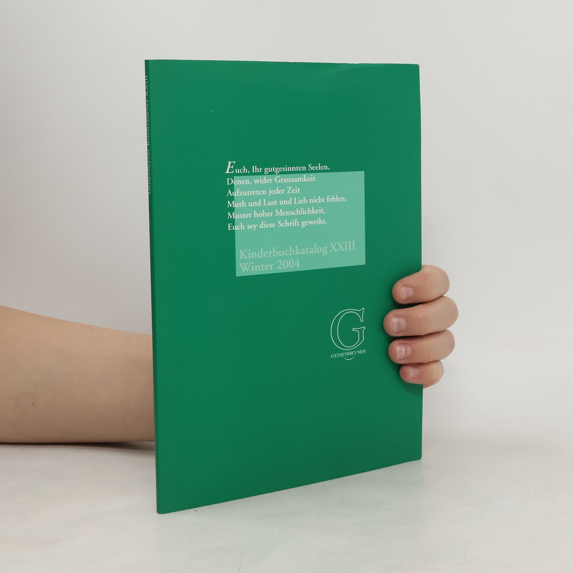 AA.VV. Kinderbuchkatalog XXIII. Winter 2004