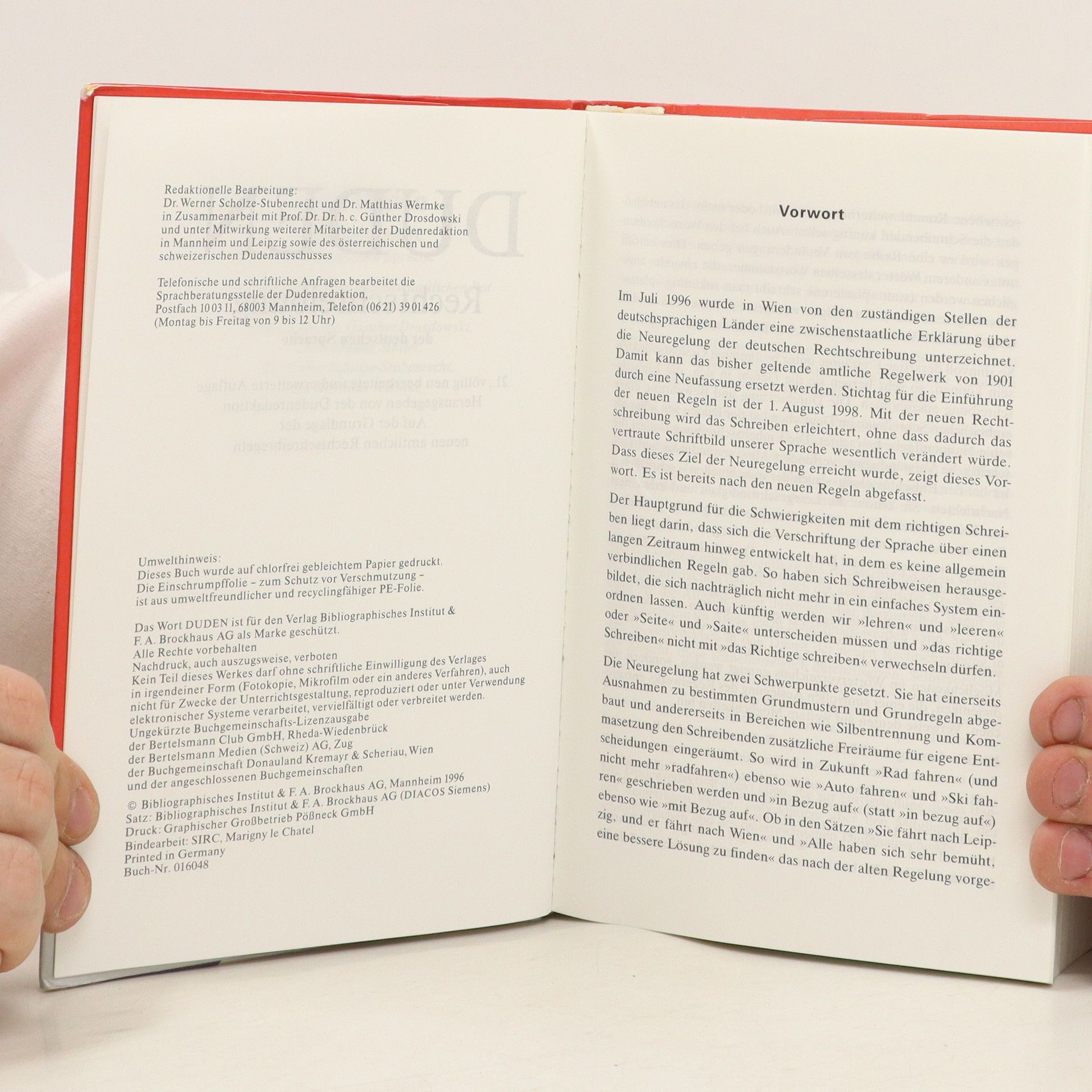 Autorenkollektiv Duden: Die deutsche Rechtschreibung