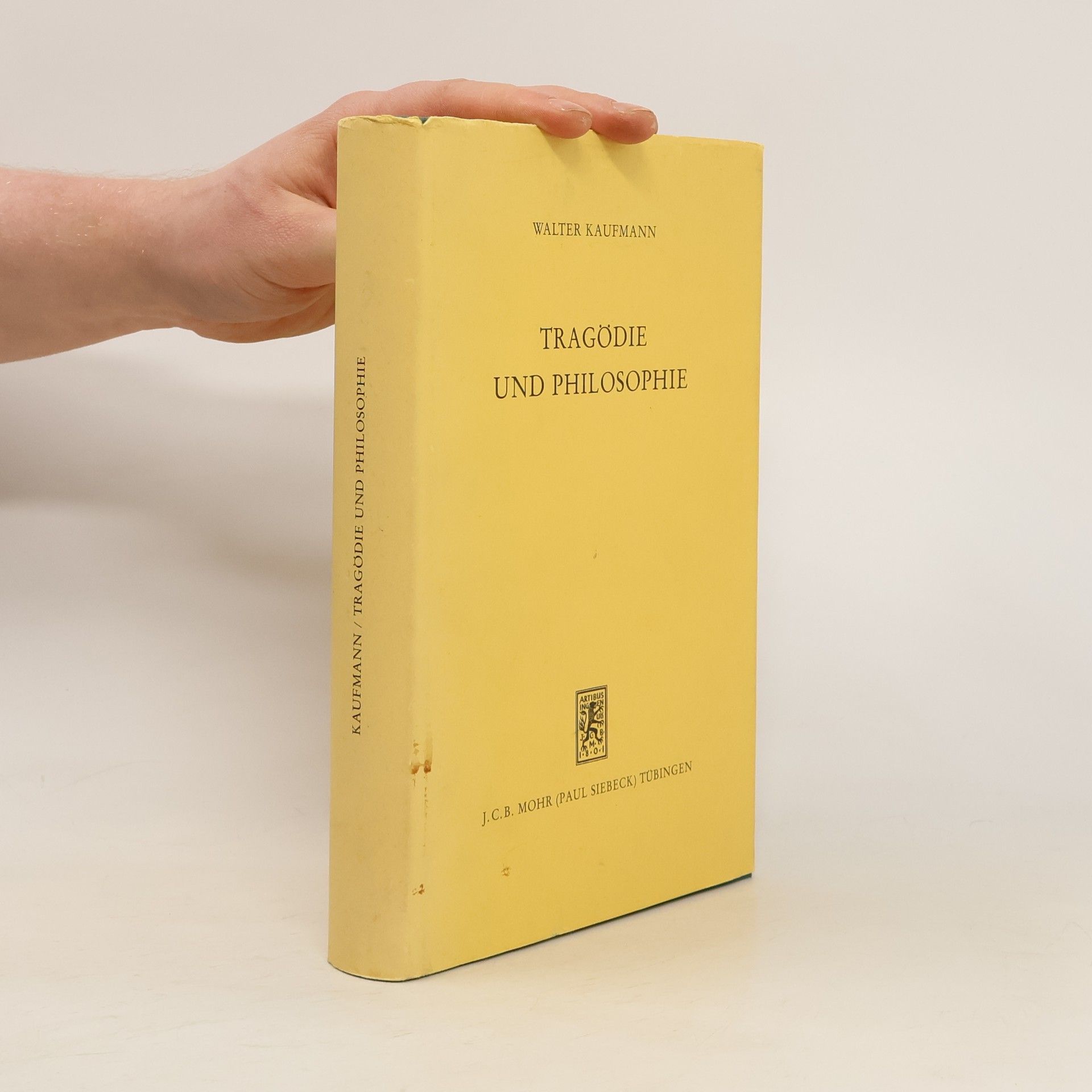 Walter Kaufmann Tragödie und Philosophie