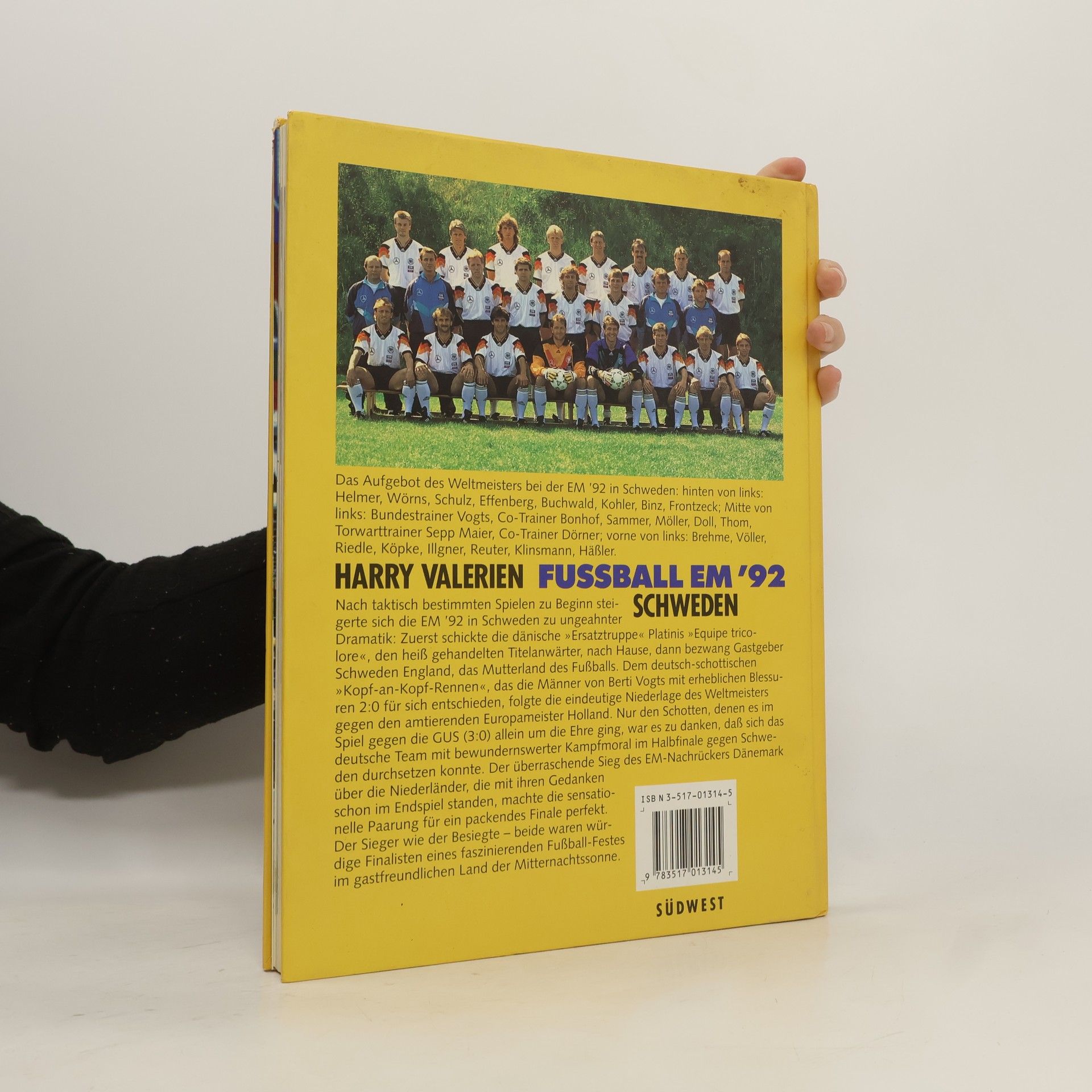 Harry Valerien Fussball-EM '92 Schweden