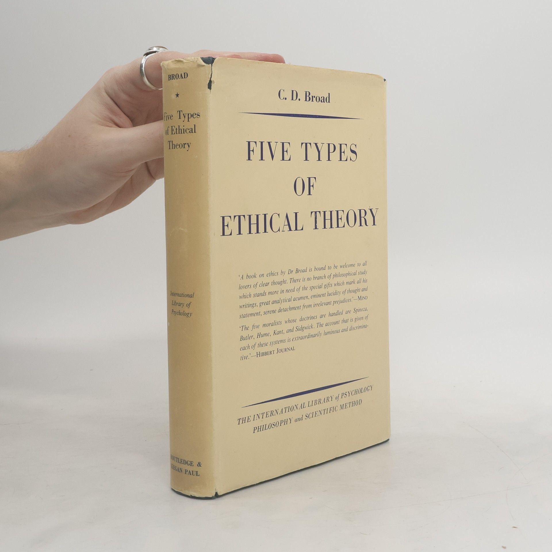 C. D. Broad Five types of ethical theory