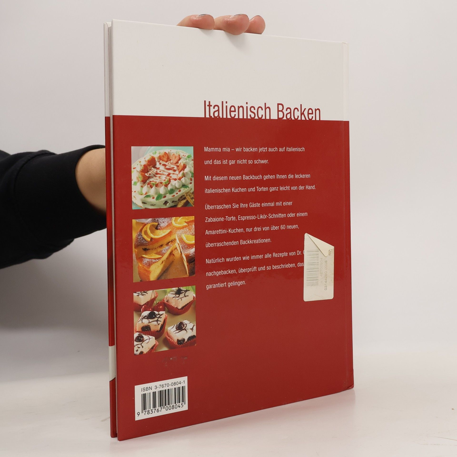 Carola Reich Italienisch backen, Dr. Oetker