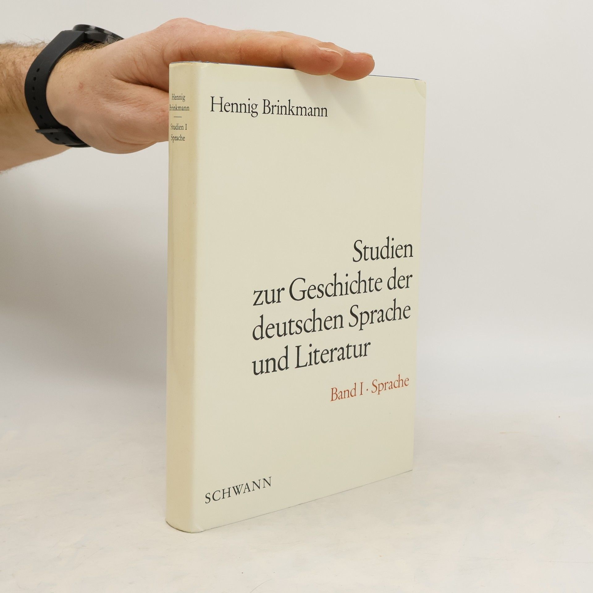 Hennig Brinkmann Studien zur Geschichte der deutschen Sprache und Literatur Band I. Sprache