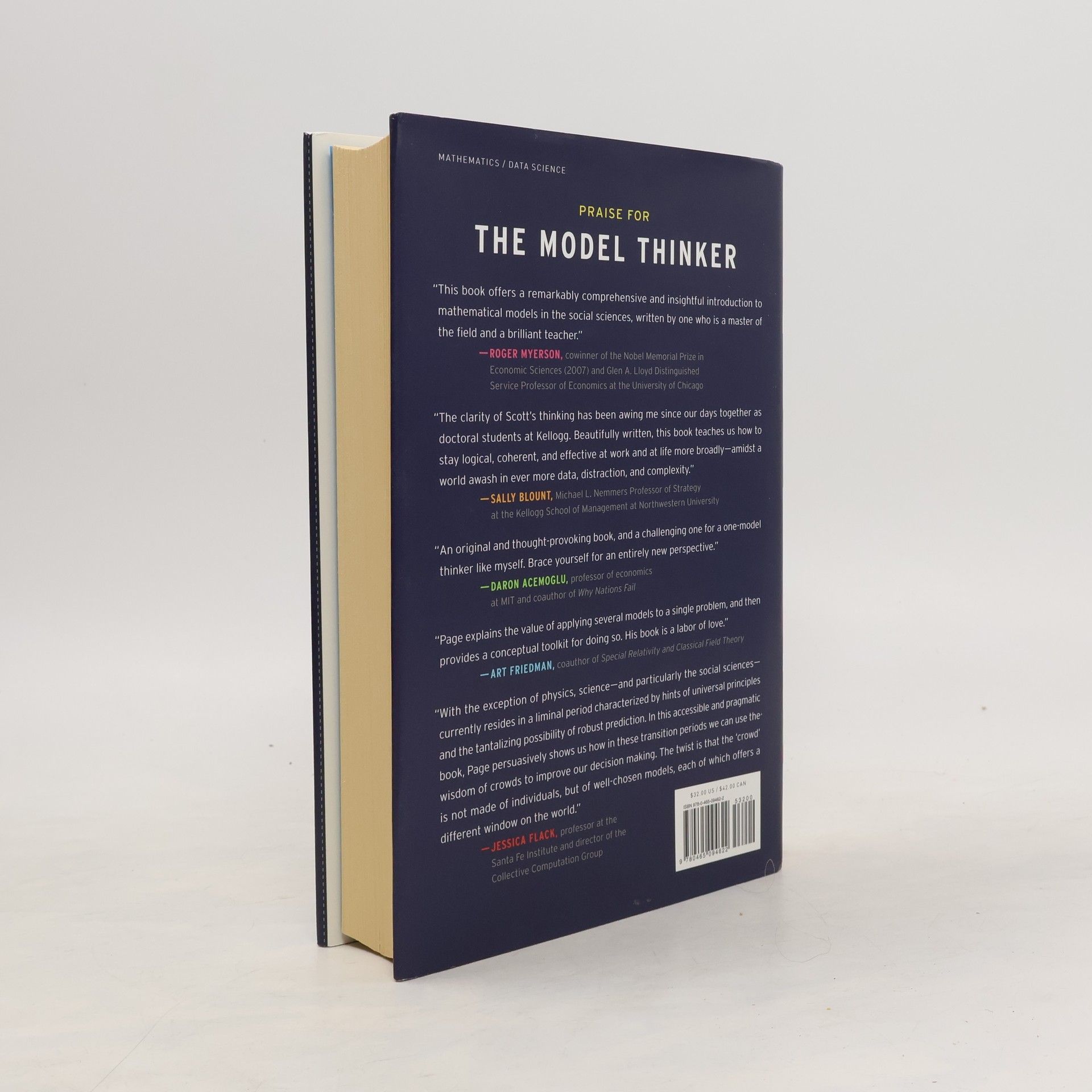 Scott E. Page The Model Thinker : What You Need to know to Make Data Work for You
