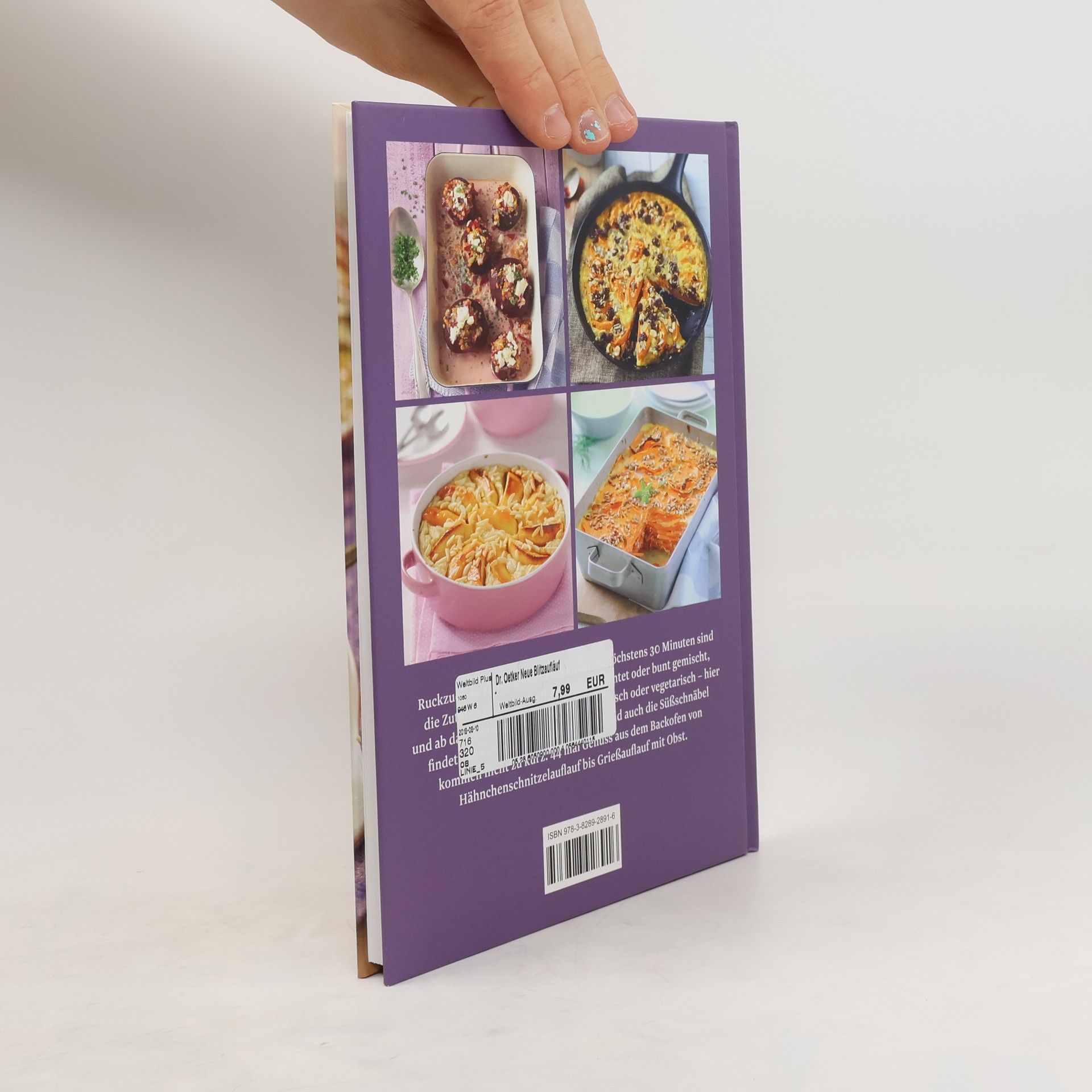 Dr. Oetker neue Blitzaufläufe