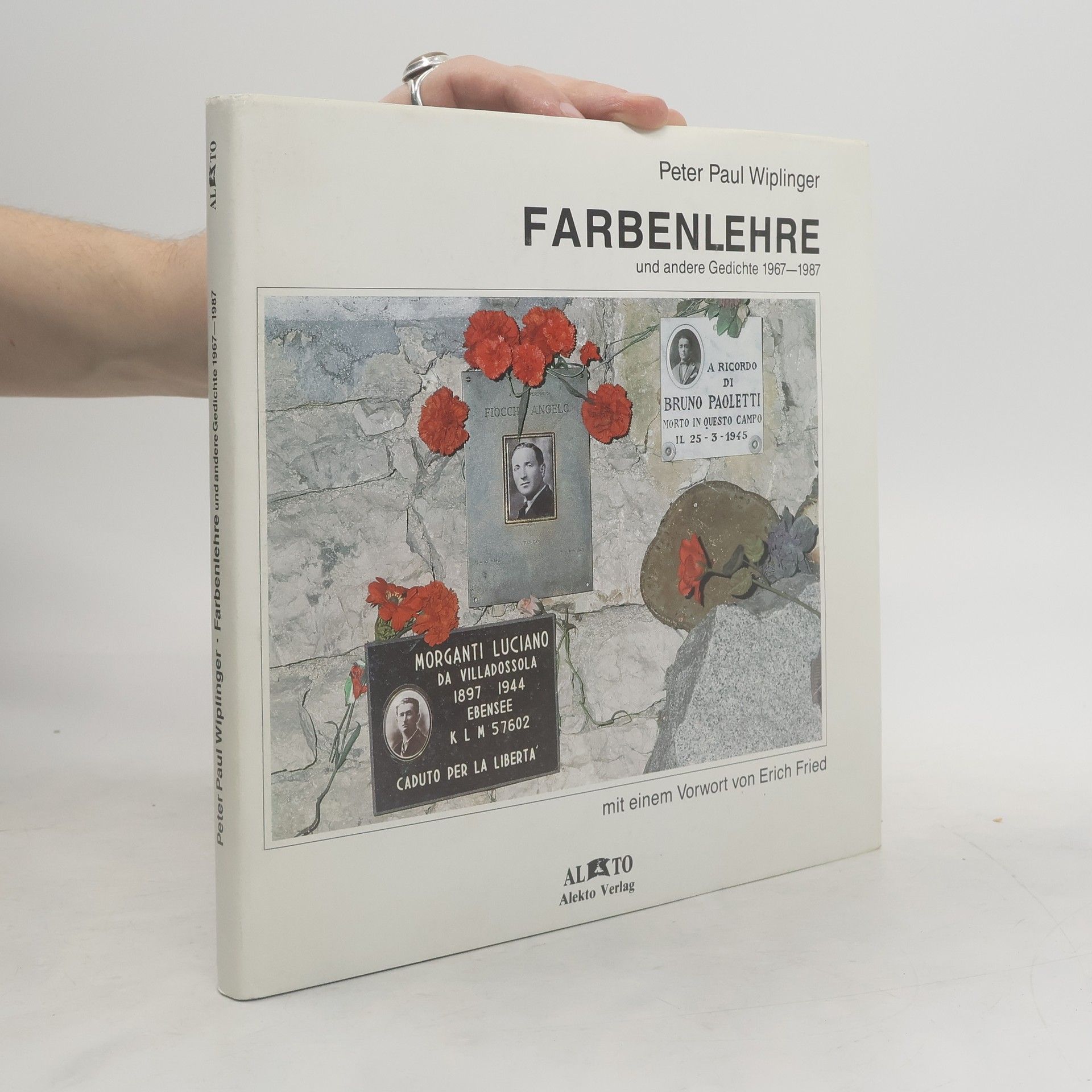 Peter Paul Wiplinger Farbenlehre und andere Gedichte