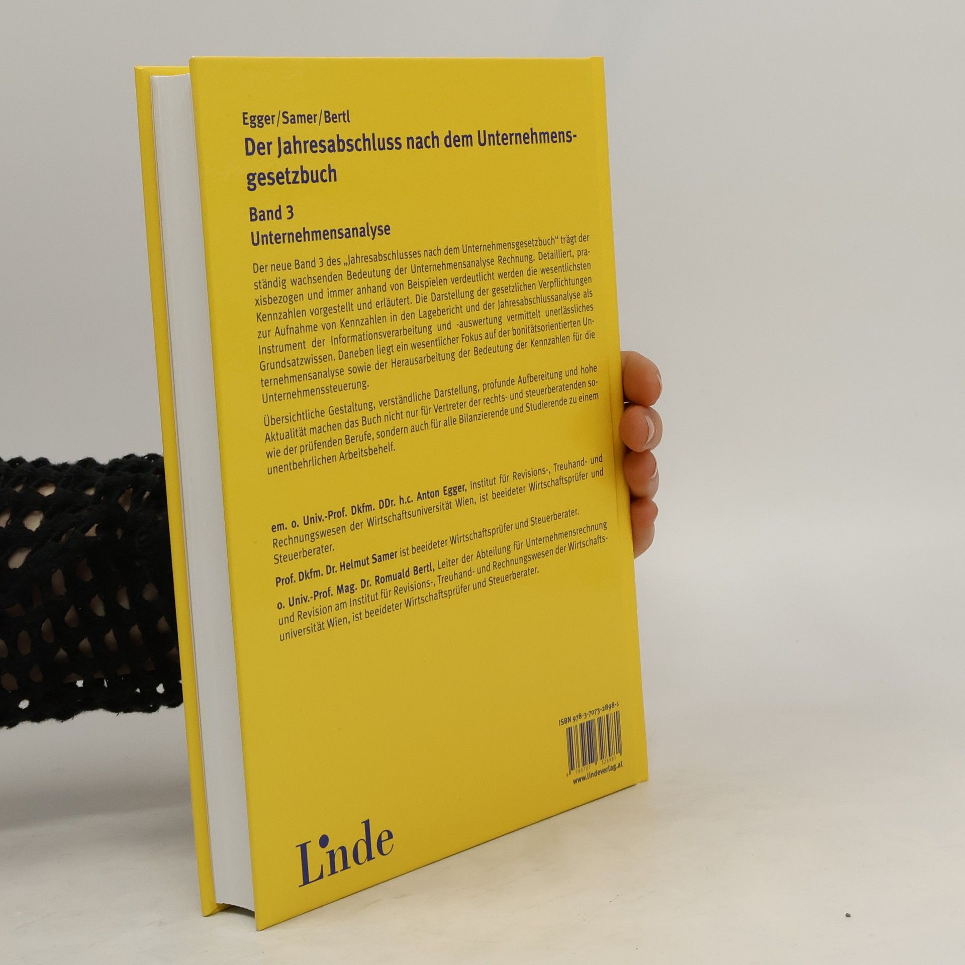 Anton Egger Der Jahresabschluss nach dem Unternehmensgesetzbuch. Band 3