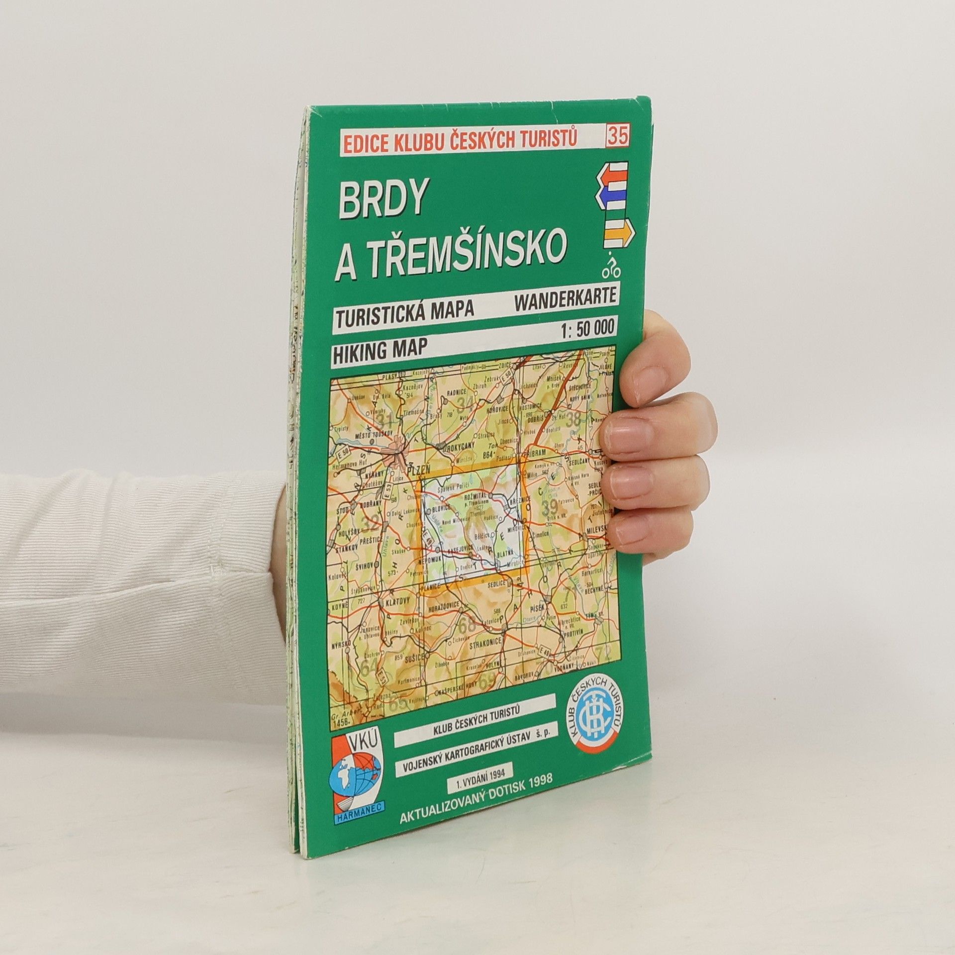 Collectif d'auteurs Brdy a Třemšínsko. Turistická mapa 1:50 000