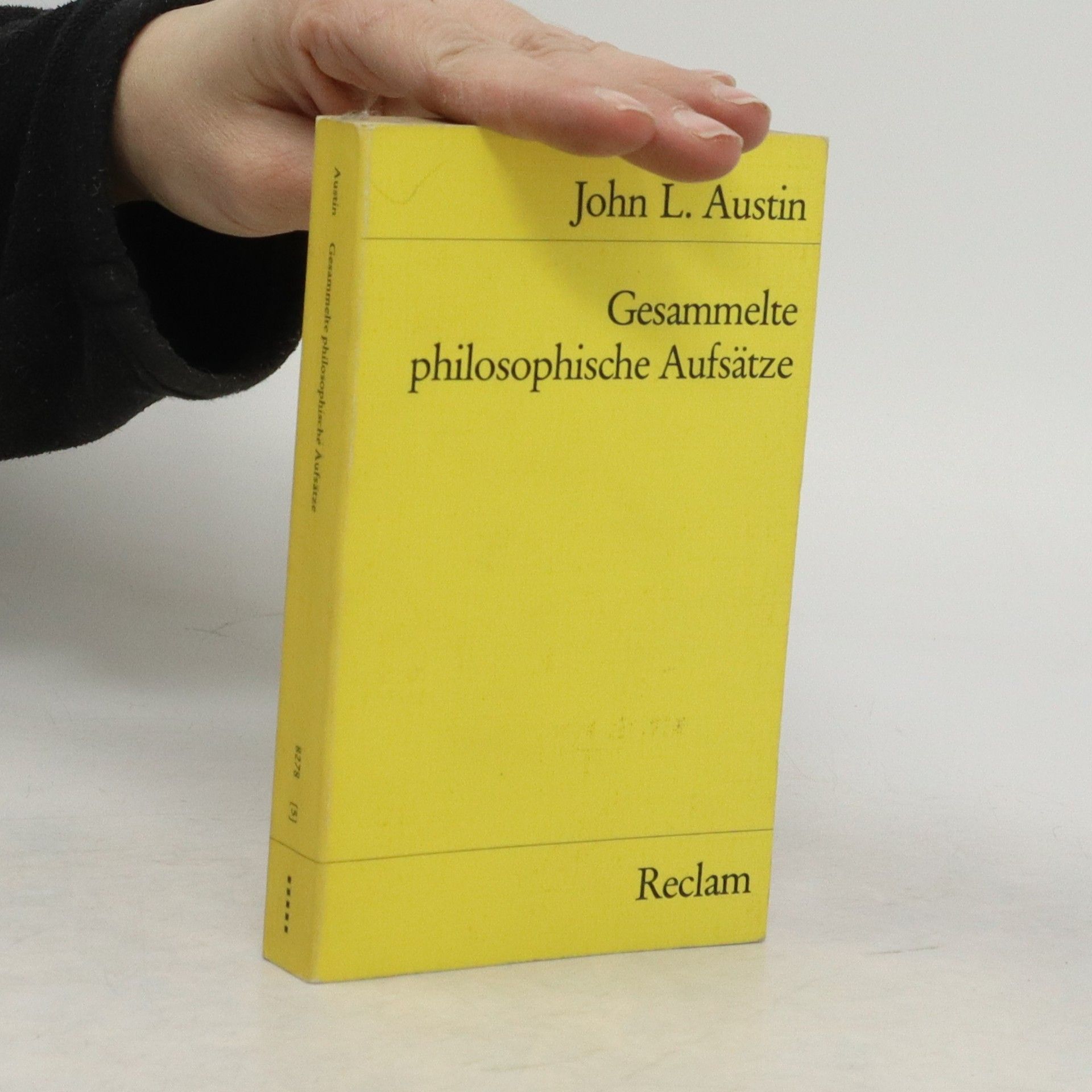 J. L. Austin Gesammelte philosophische Aufsätze