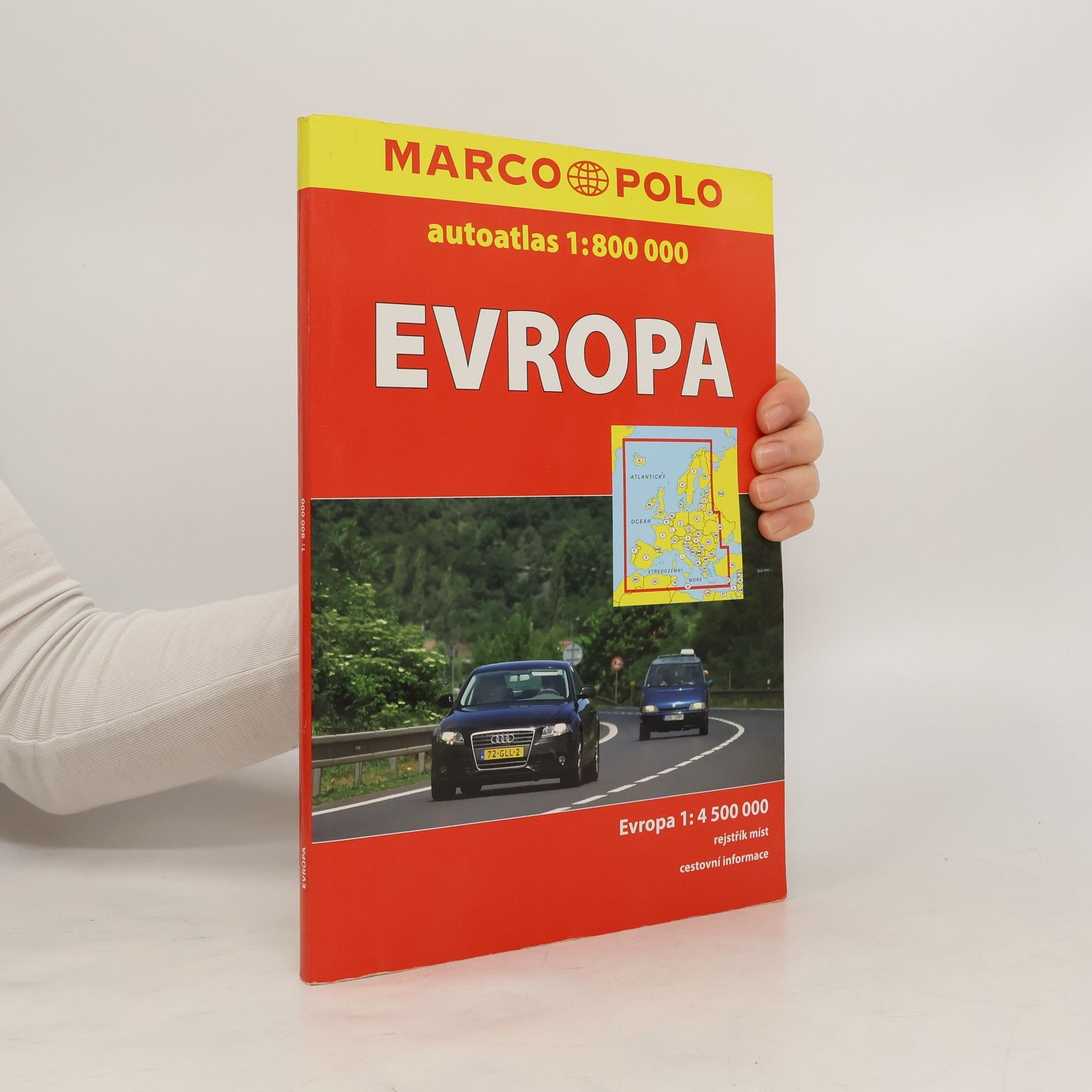 kolektiv Evropa. Autoatlas 1:800000
