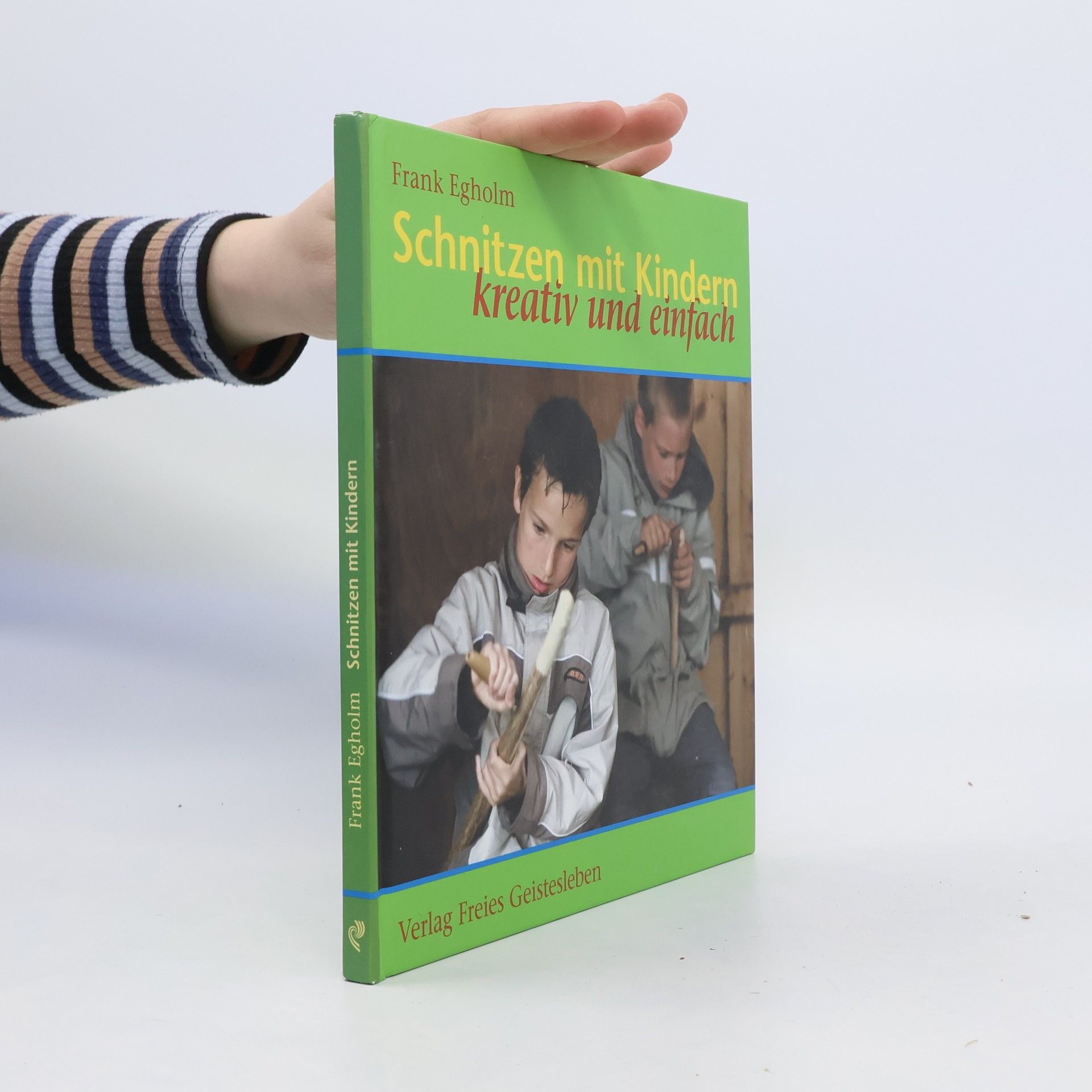 Frank Egholm Schnitzen mit Kindern
