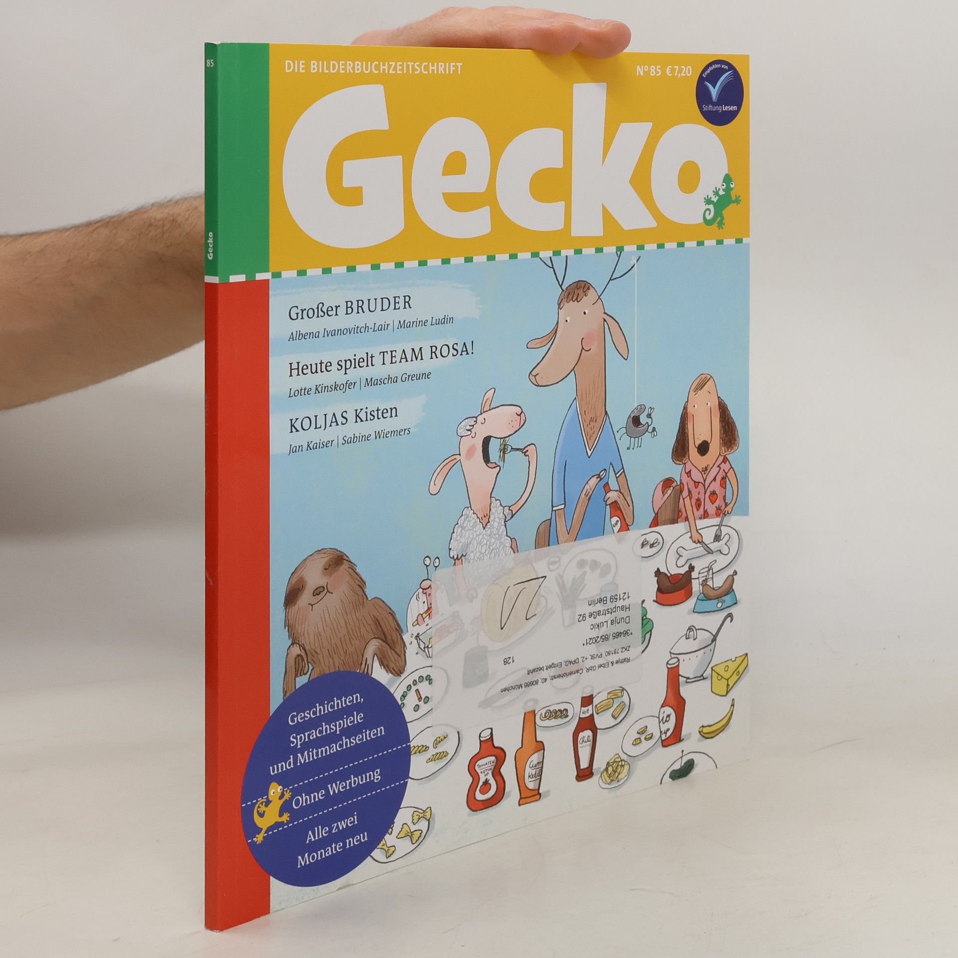 Albena Ivanovitch-Lair Gecko Kinderzeitschrift Band 85