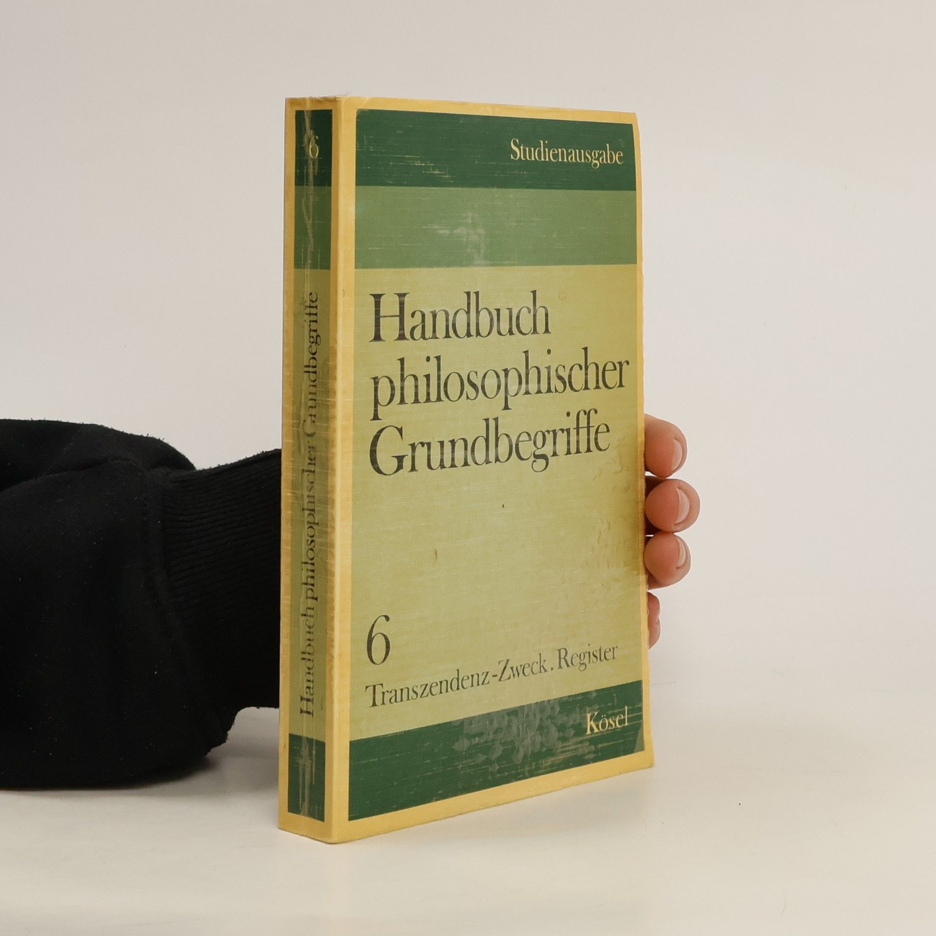 Hermann Krings Handbuch philosophischer Grundbegriffe 6. Transzendenz-Zweck. Register