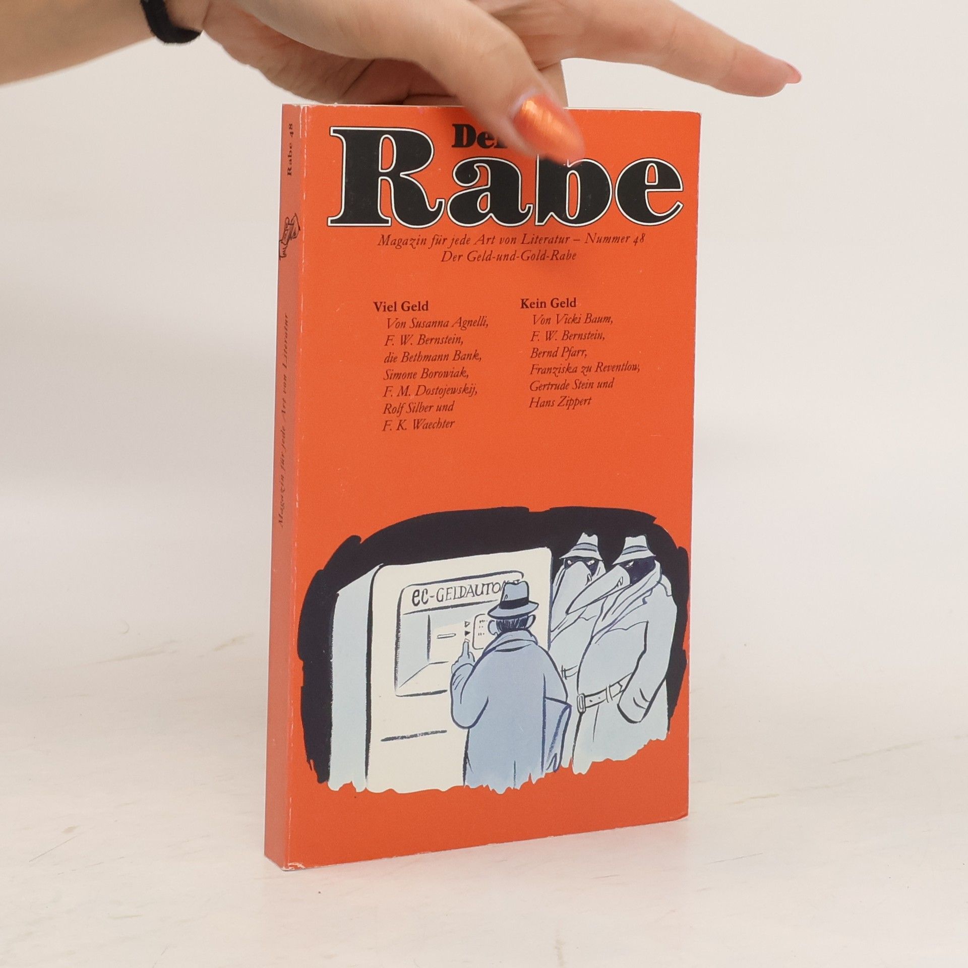 Inge Hammelmann Der Rabe 48. Der Geld-und- Gold- Rabe. Magazin für jede Art von Literatur.