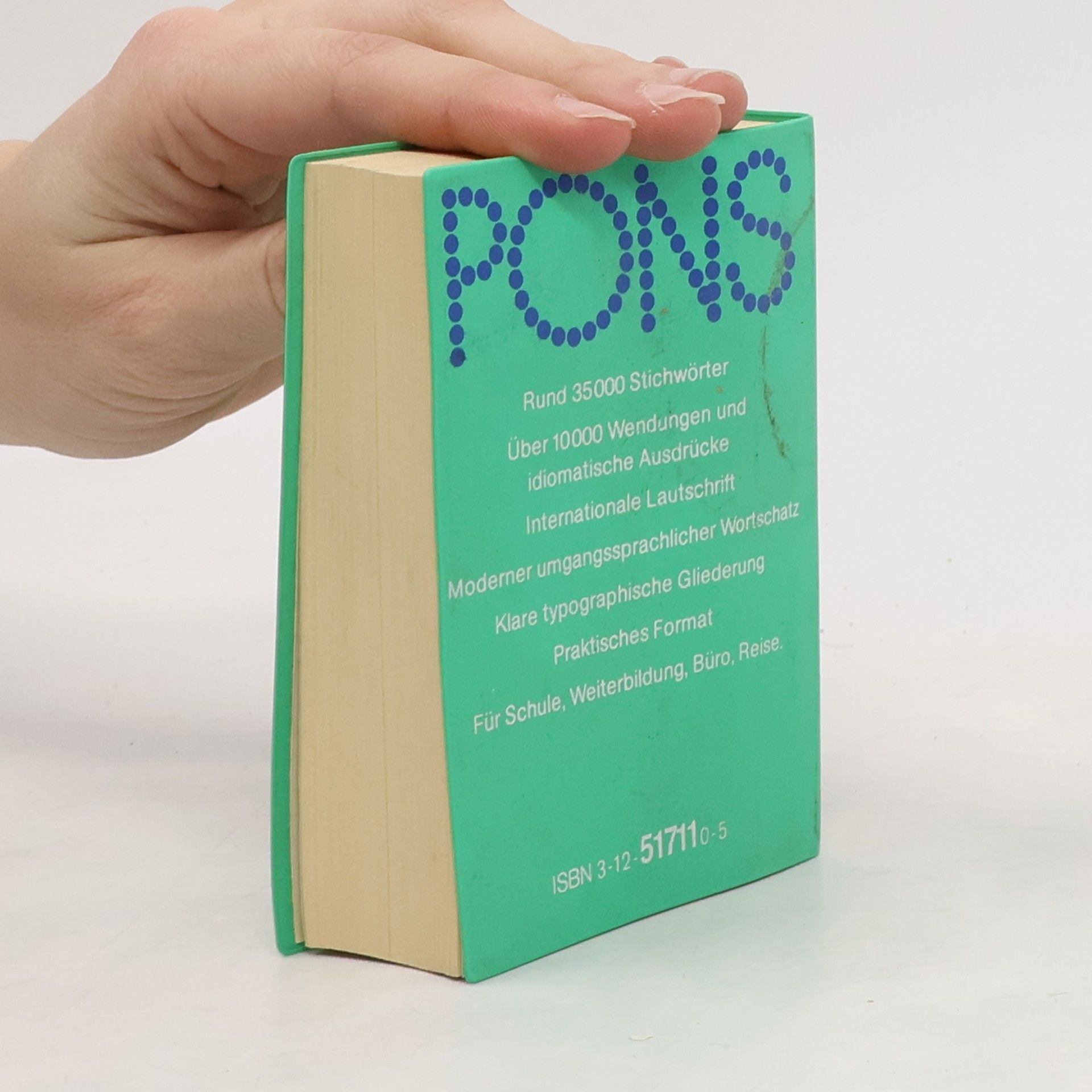 Erich Weis Pons-Taschenwörterbuch Englisch-Deutsch