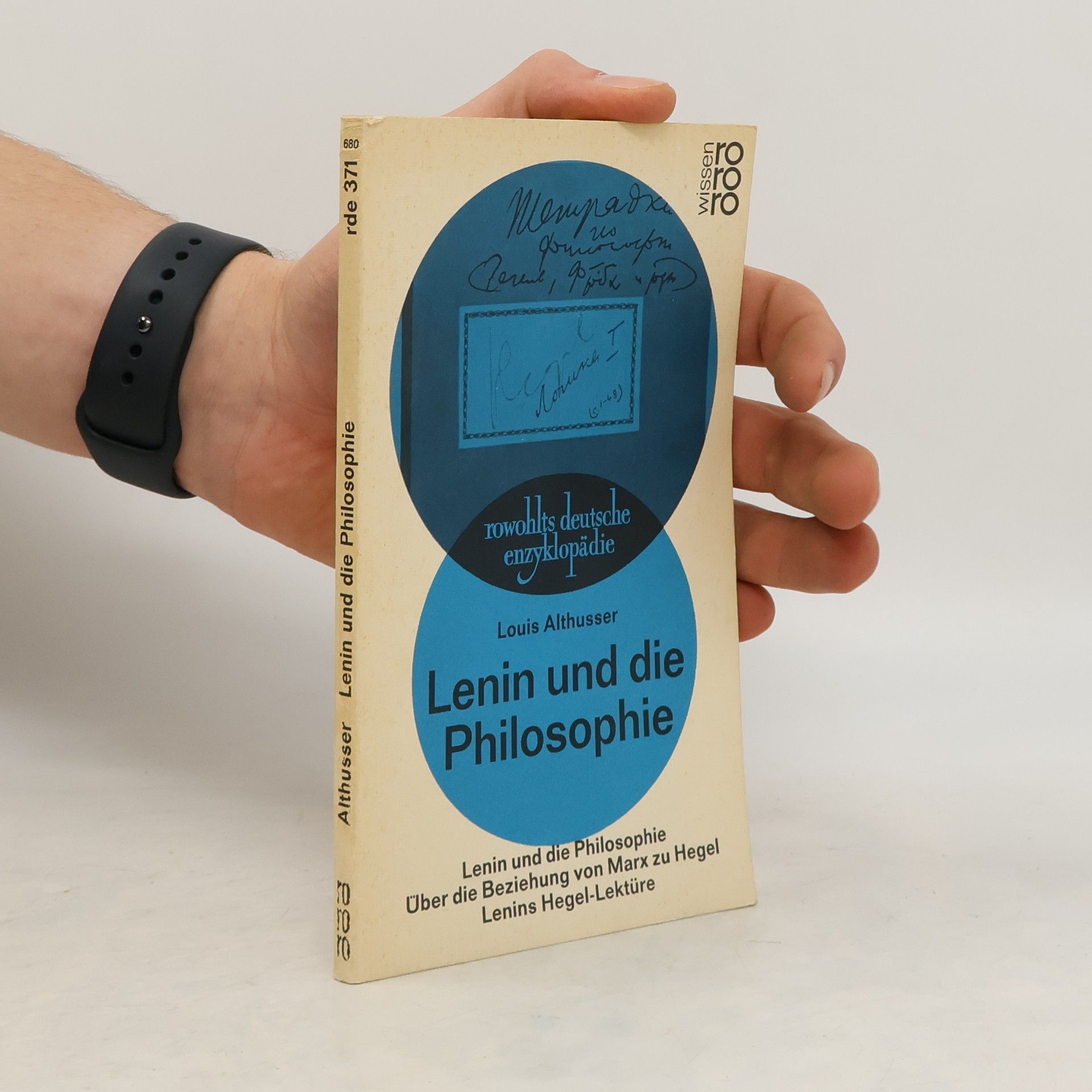 Louis Althusser Lenin und die Philosophie