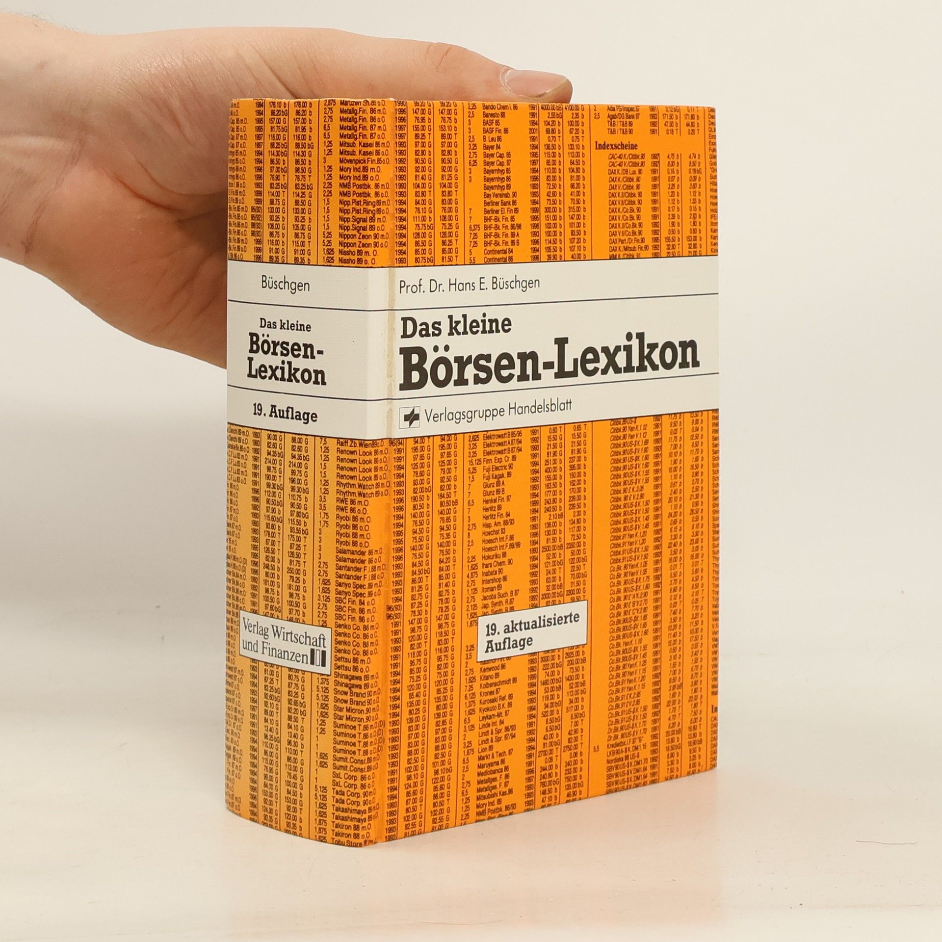 Hans Büschgen Das kleine Börsen-Lexikon