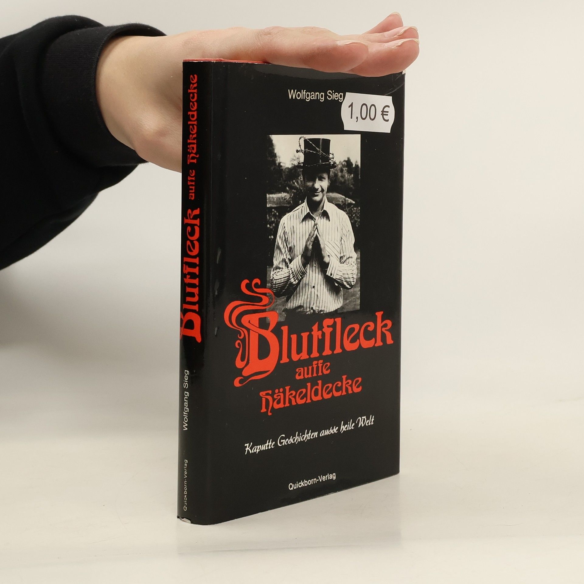 Wolfgang Sieg Blutfleck auffe Häkeldecke