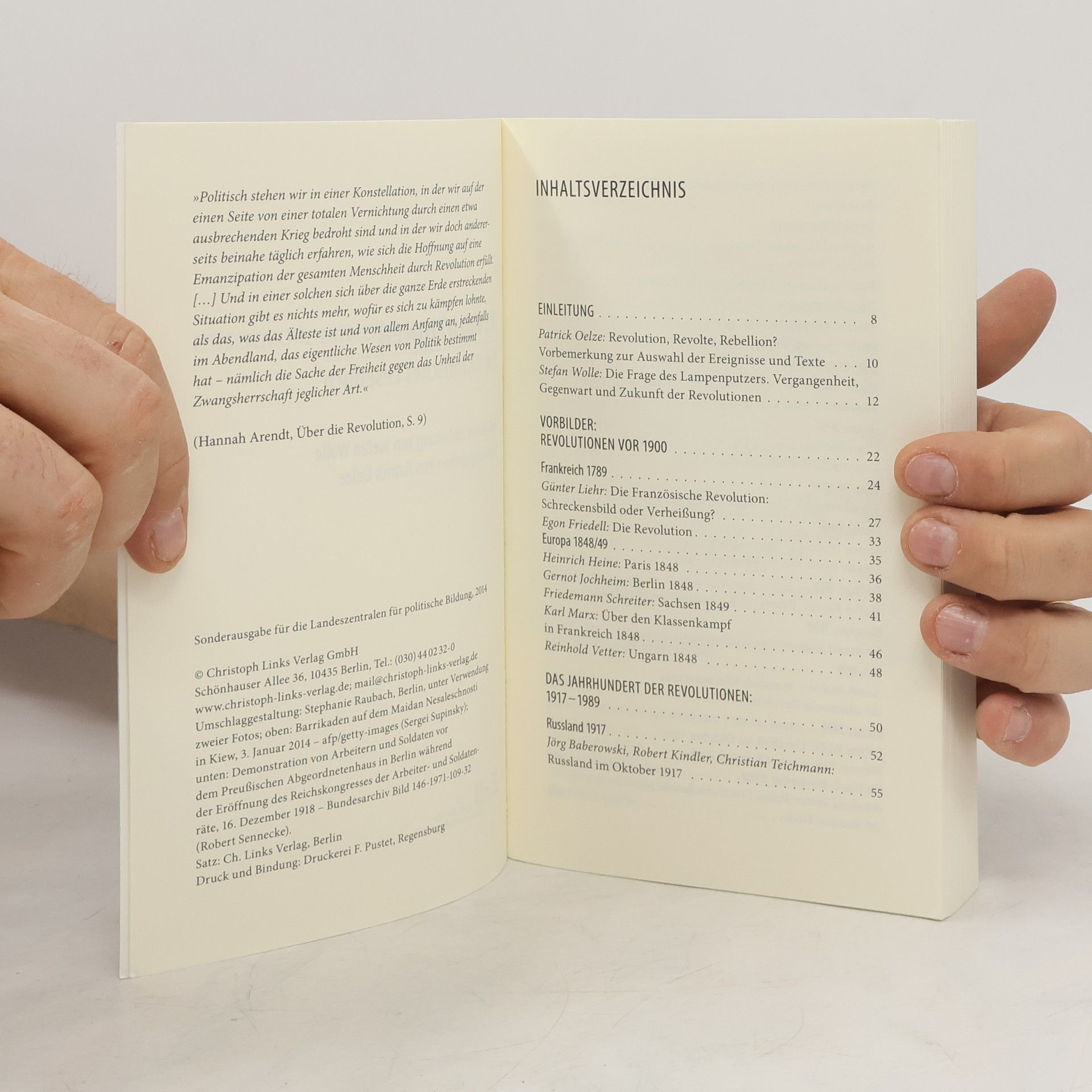 Autorenkollektiv Revolutionen. Ein historisches Lesebuch