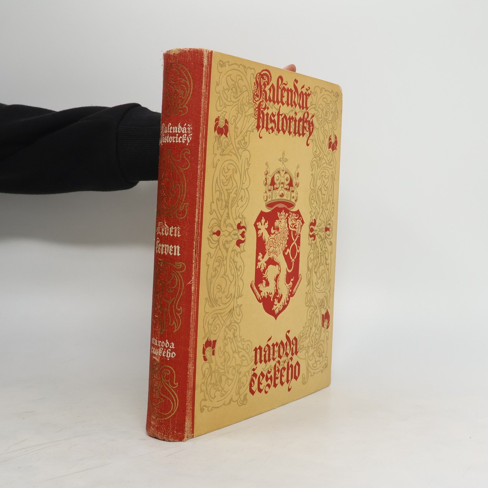 Daniel Adam z. Veleslavína Kalendář historický národa českého 1. díl. Leden - červen