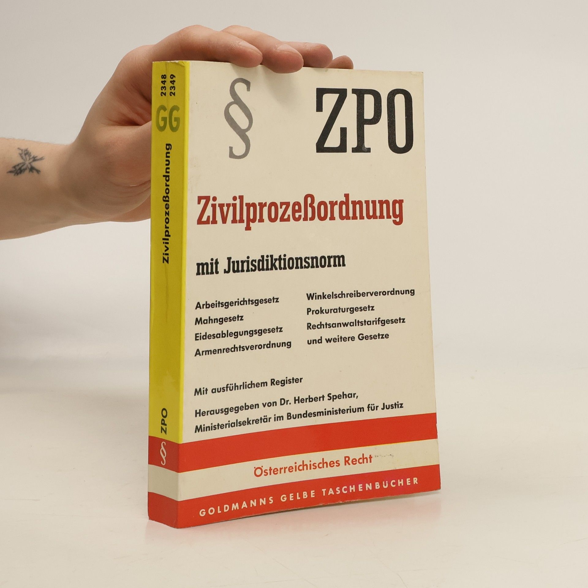 kolektiv Zivilprozeßordnung mit Jurisdiktionsnorm
