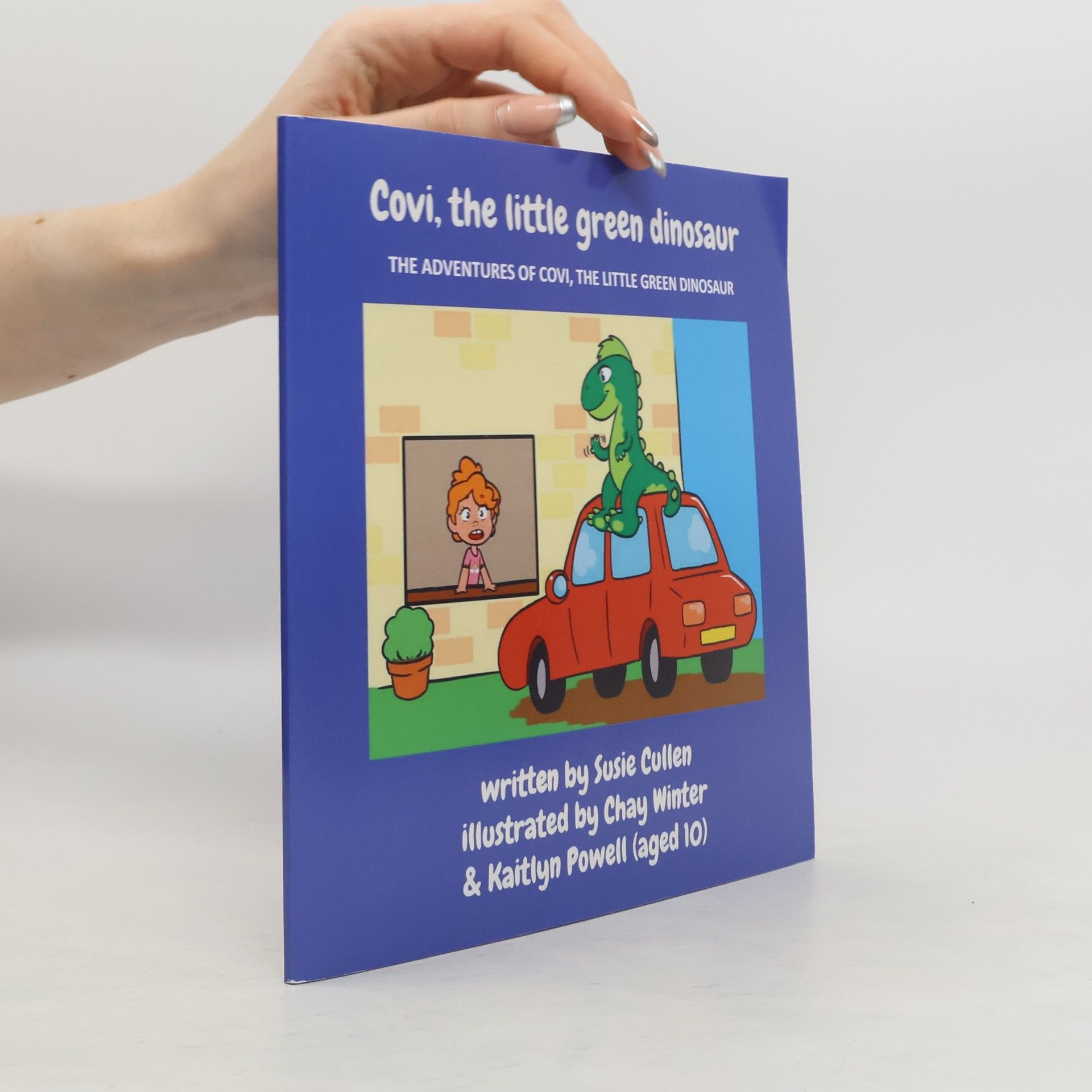 Susie Cullen Covi, the Little Green Dinosaur