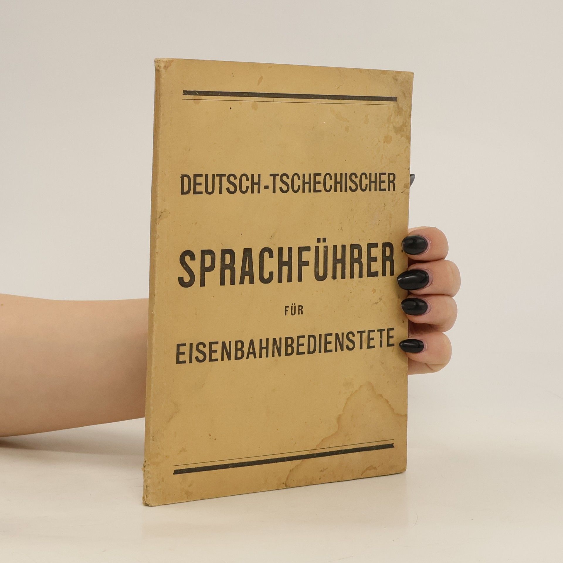 Autorenkollektiv Deutsch-tschechischer Sprachführer für Eisenbahnbedienstete