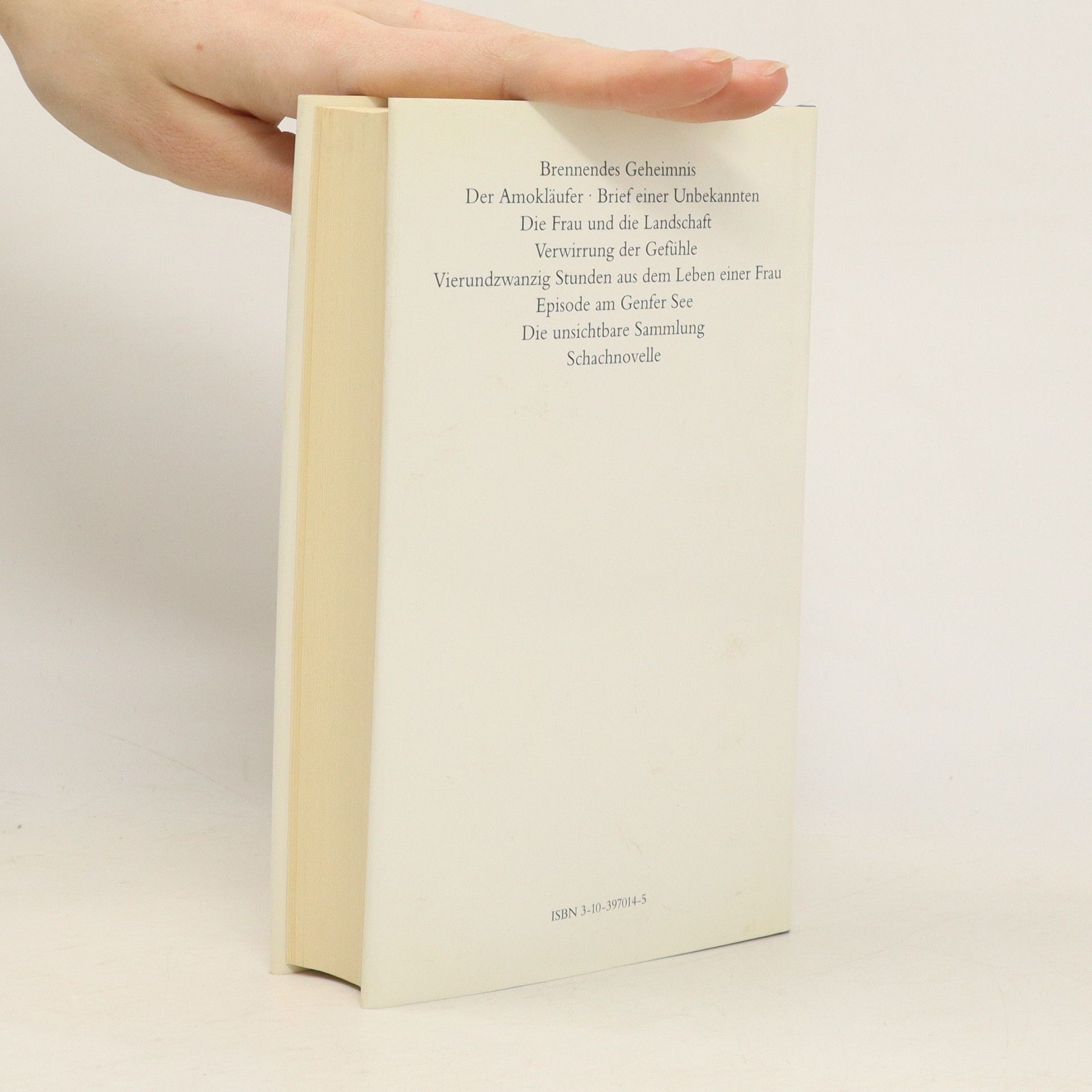 Stefan Zweig Novellen