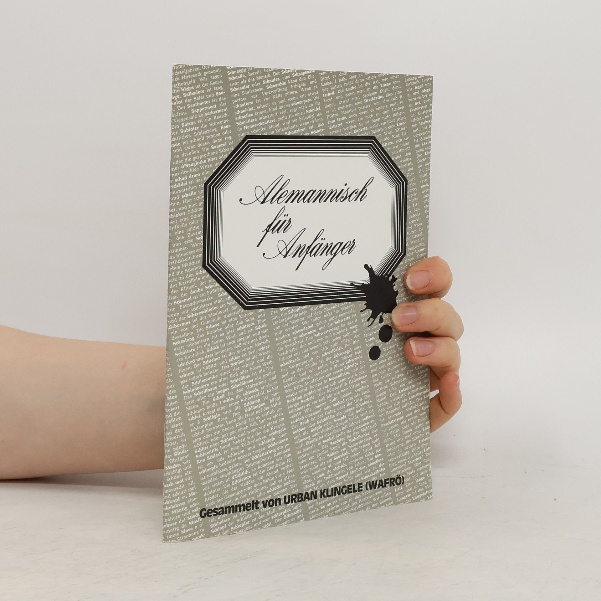 Urban Klingele Alemannisch für Anfänger