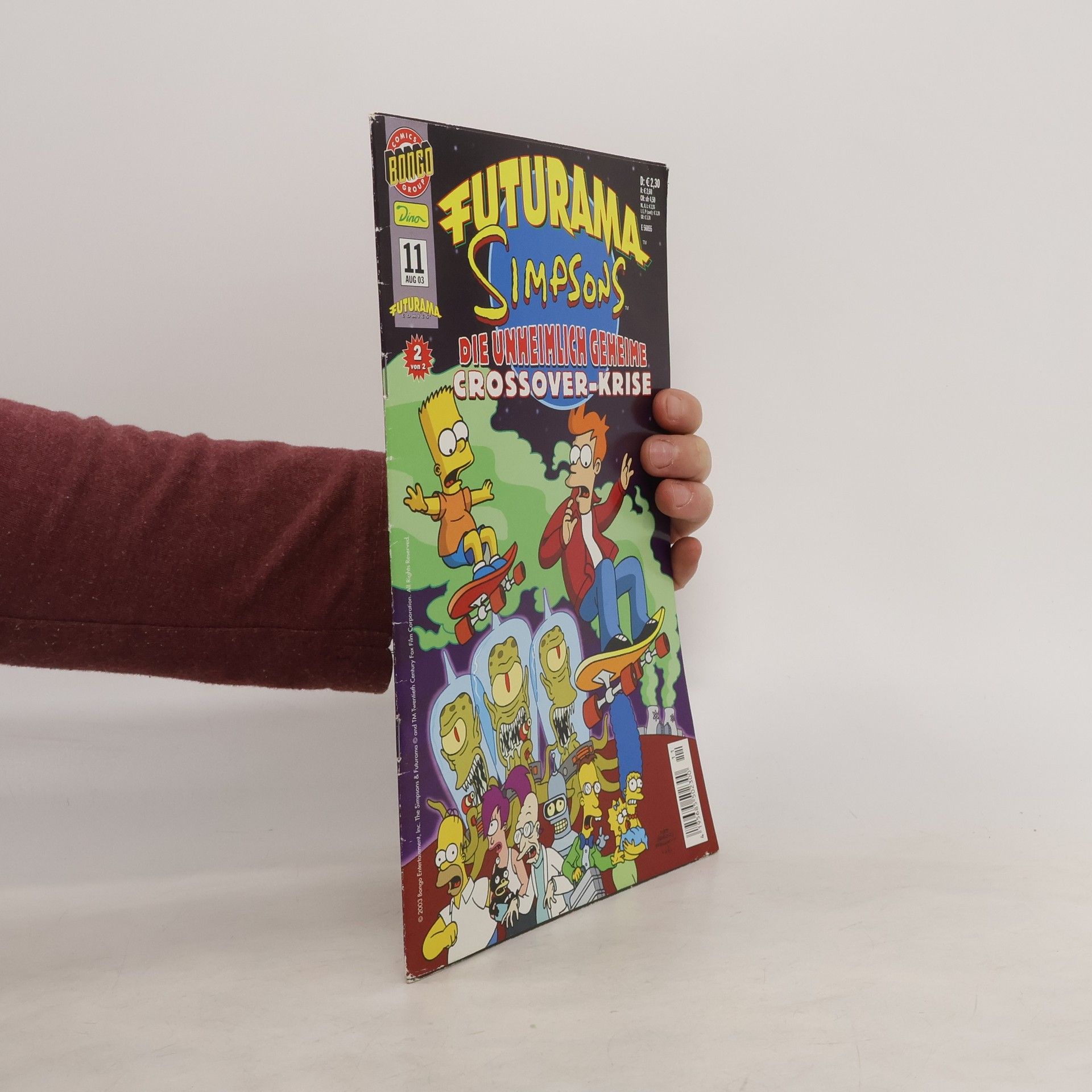 Autorenkollektiv Futurama. Simpsons 11, 8/2003