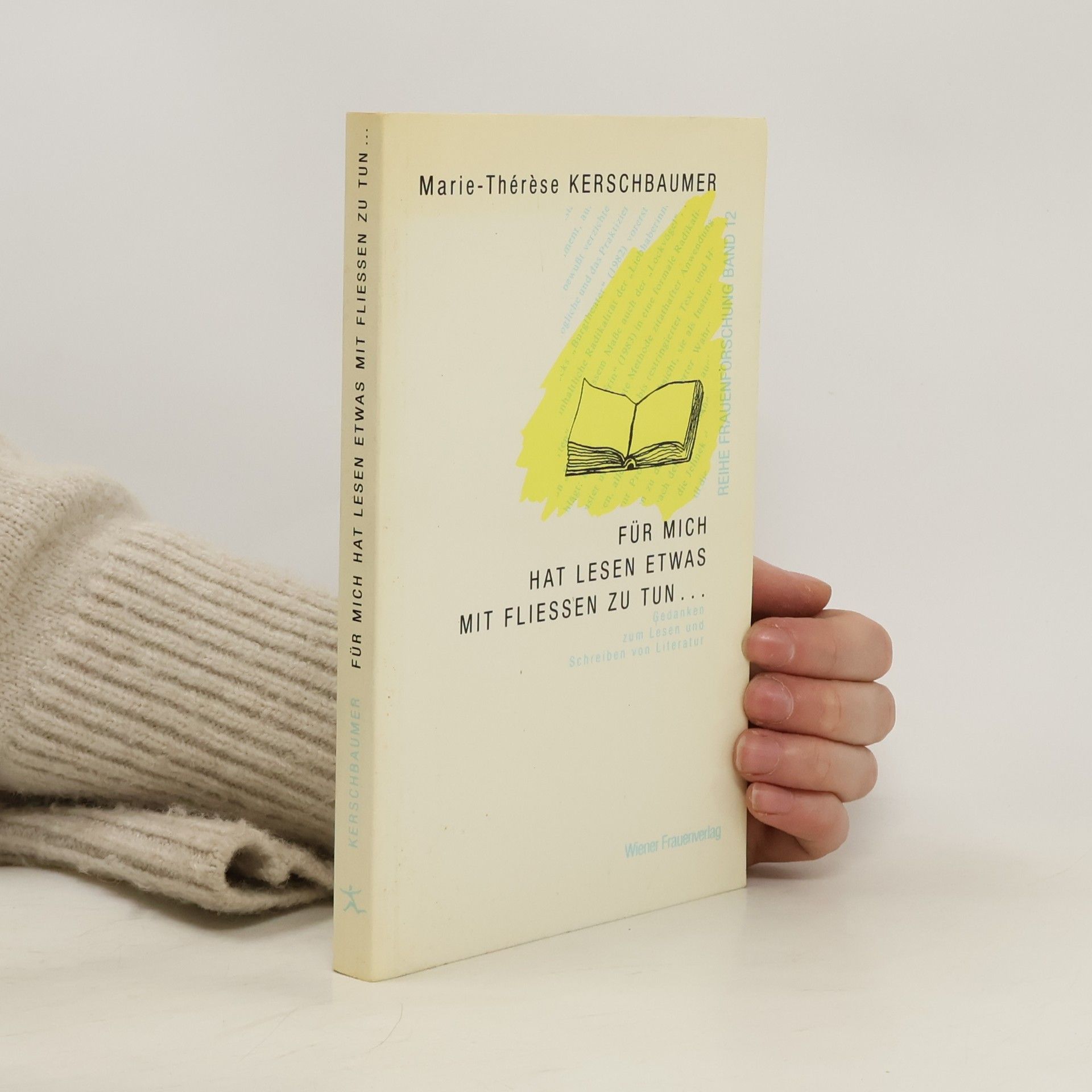 Marie-Thérèse Kerschbaumer Für mich hat Lesen etwas mit Fliessen zu tun ...