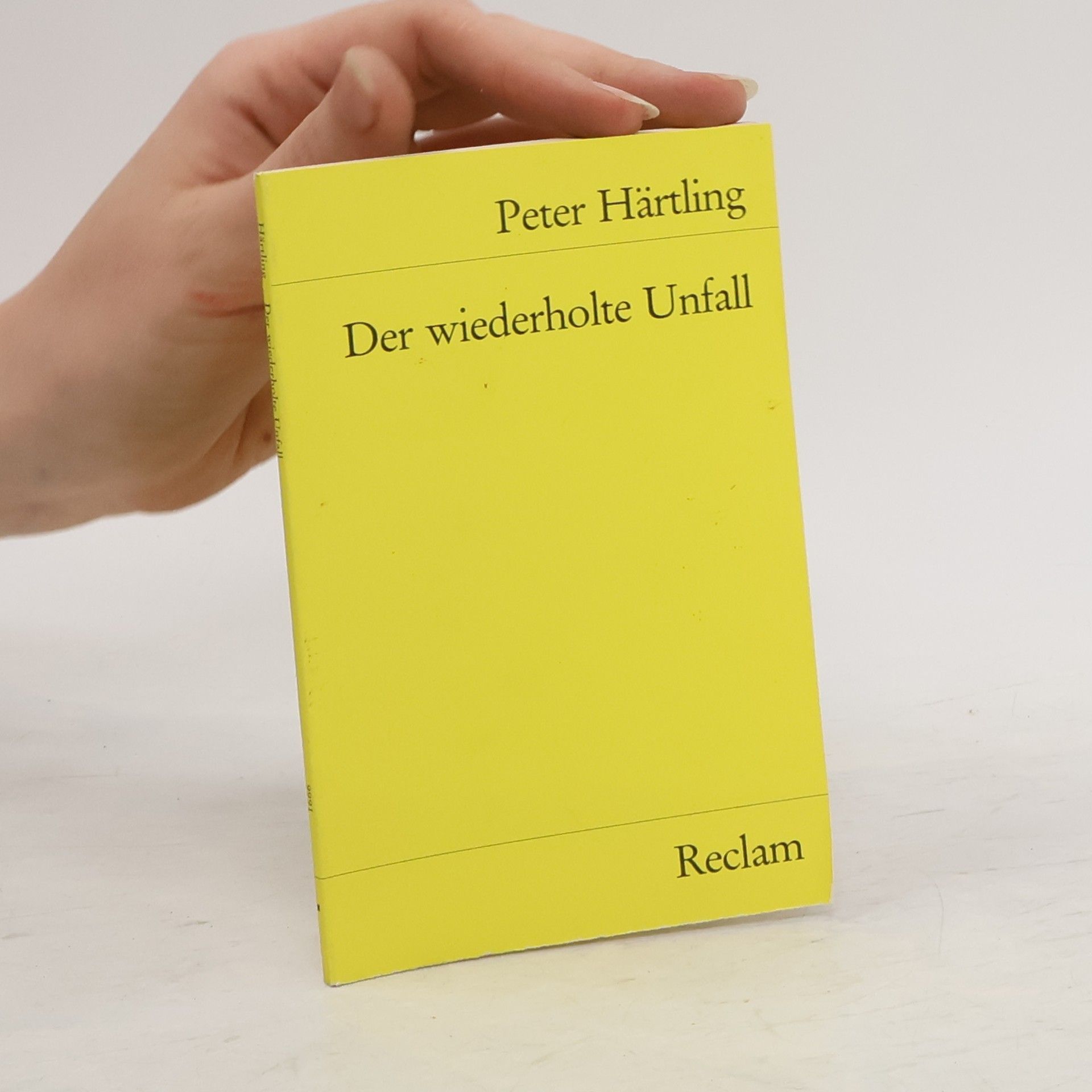 Peter Härtling Der wiederholte Unfall