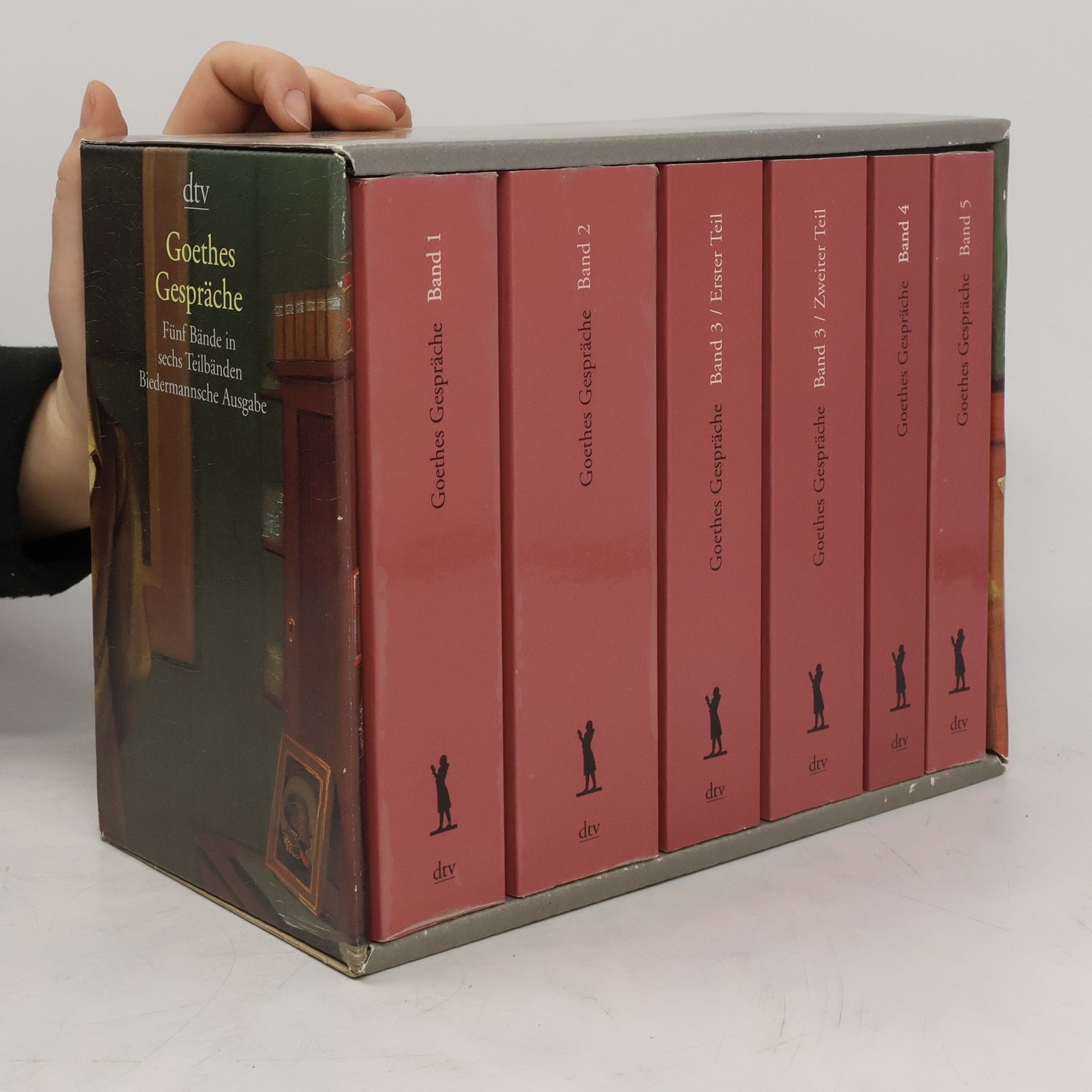 Wolfgang Herwig Goethes Gespräche, 5 Bde. in 6 Tl.-Bdn.