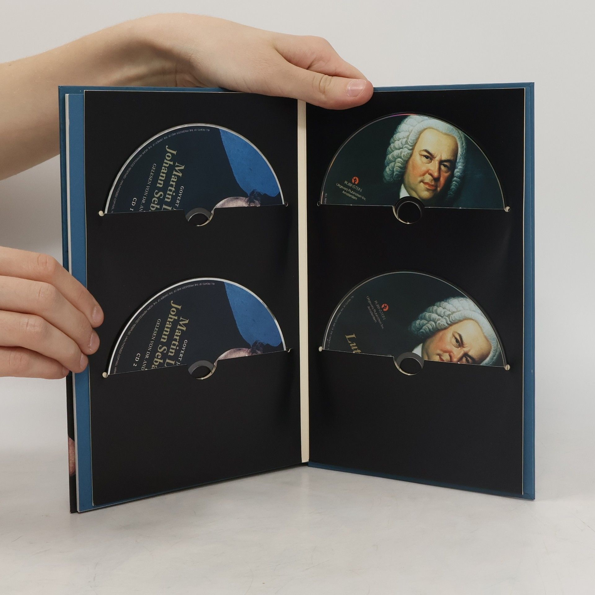 Govert Jan Bach Martin Luther und Johann Sebastian Bach: Zwei Grenzüberschreitende Genies, m. 4 Audio-CDs